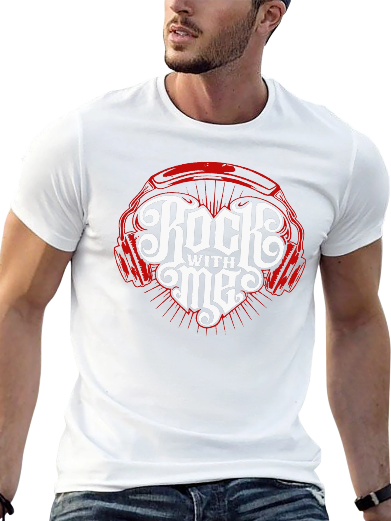 Rock With Me Graphic T-Shirt - Music Lovers Tee