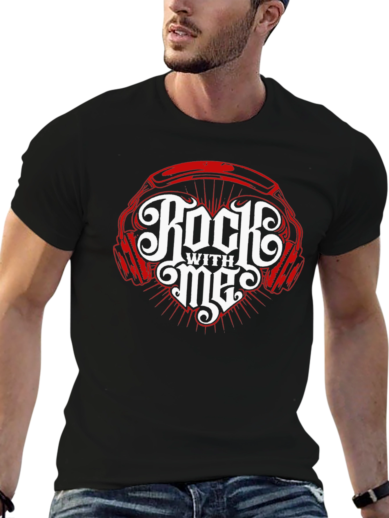 Rock With Me Graphic T-Shirt - Music Lovers Tee