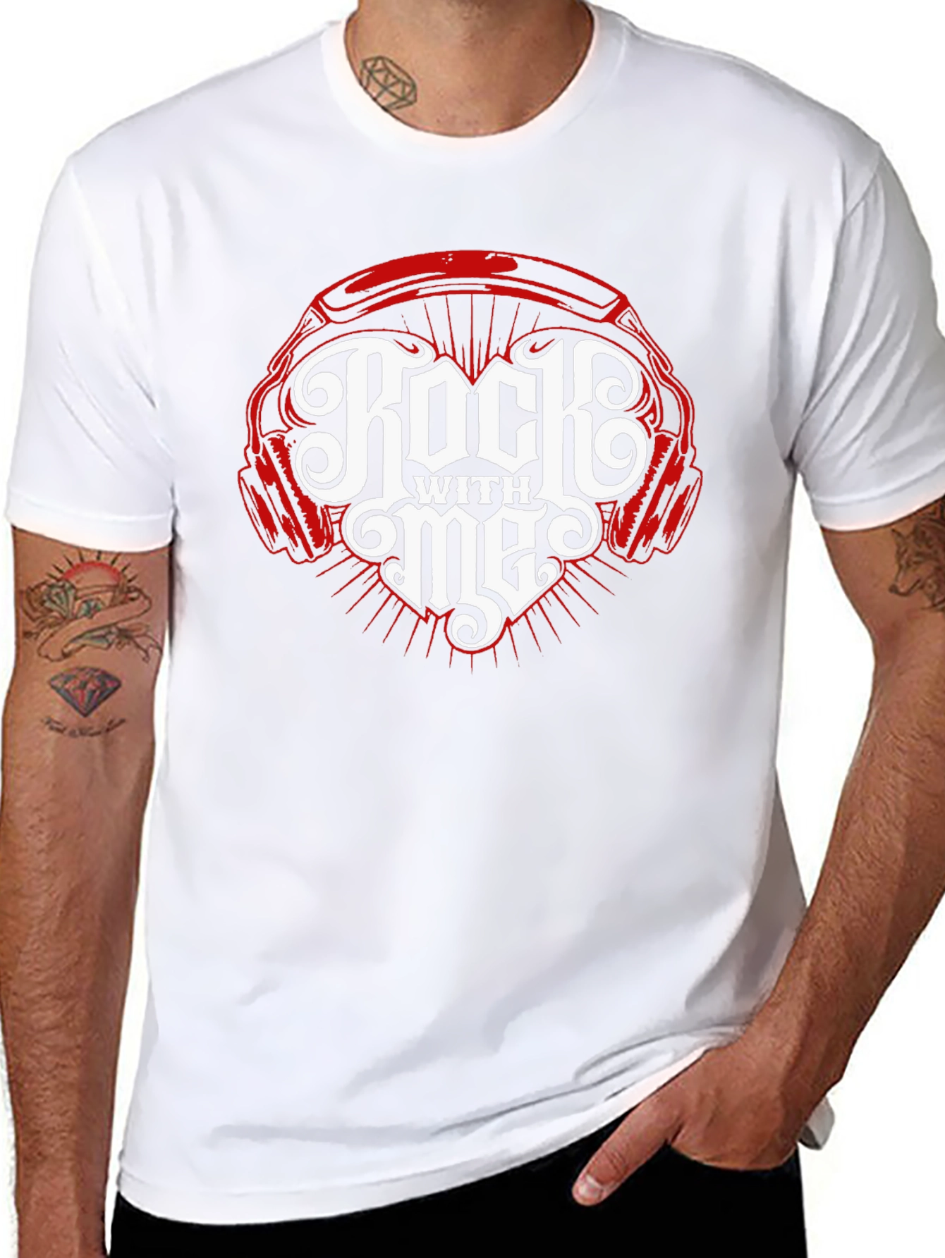Rock With Me Graphic T-Shirt - Music Lovers Tee