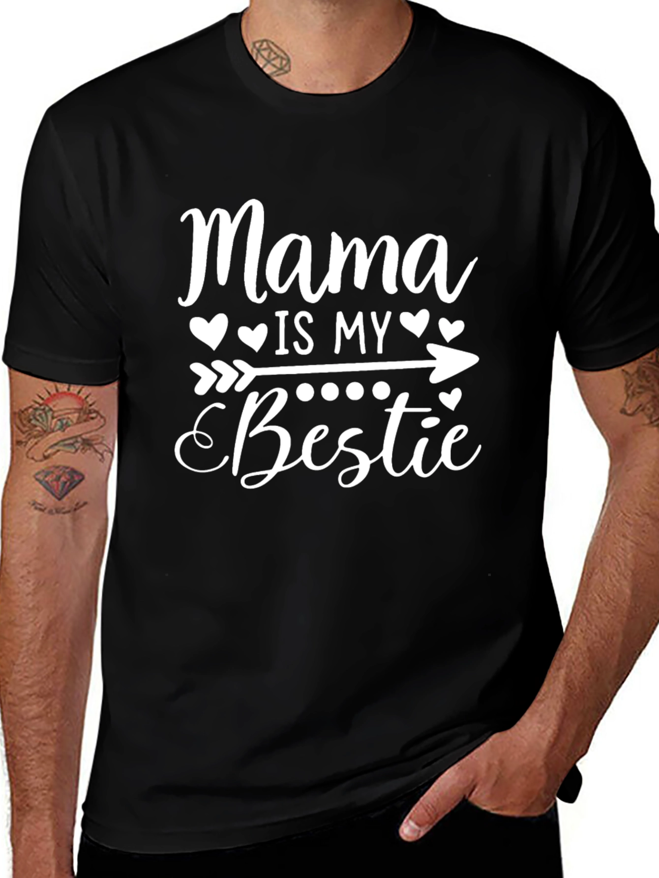 Mama Is My Bestie Graphic Tee - Unisex