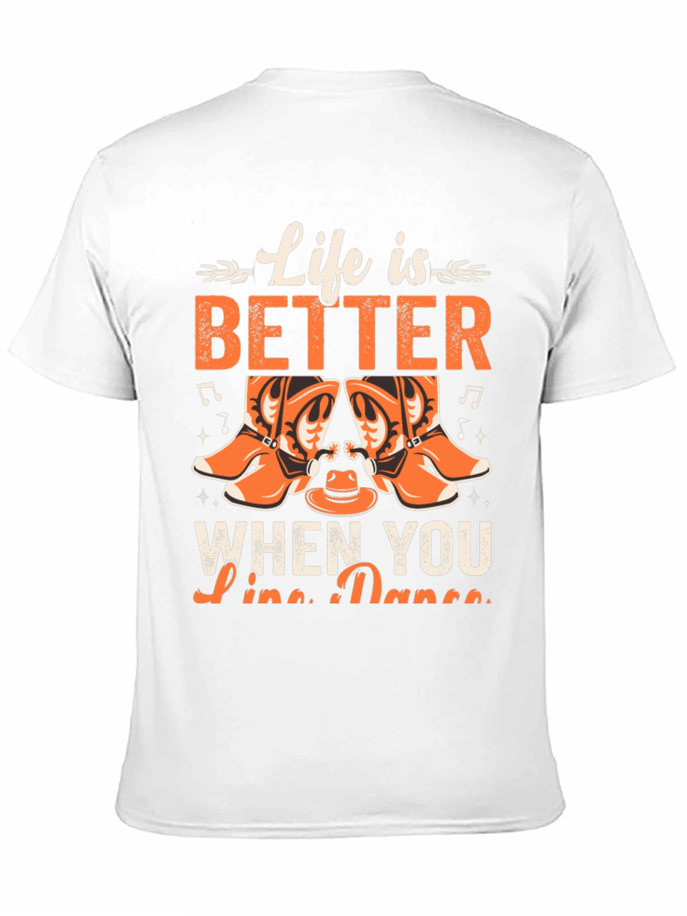 Life is Better Line Dance Graphic Tee