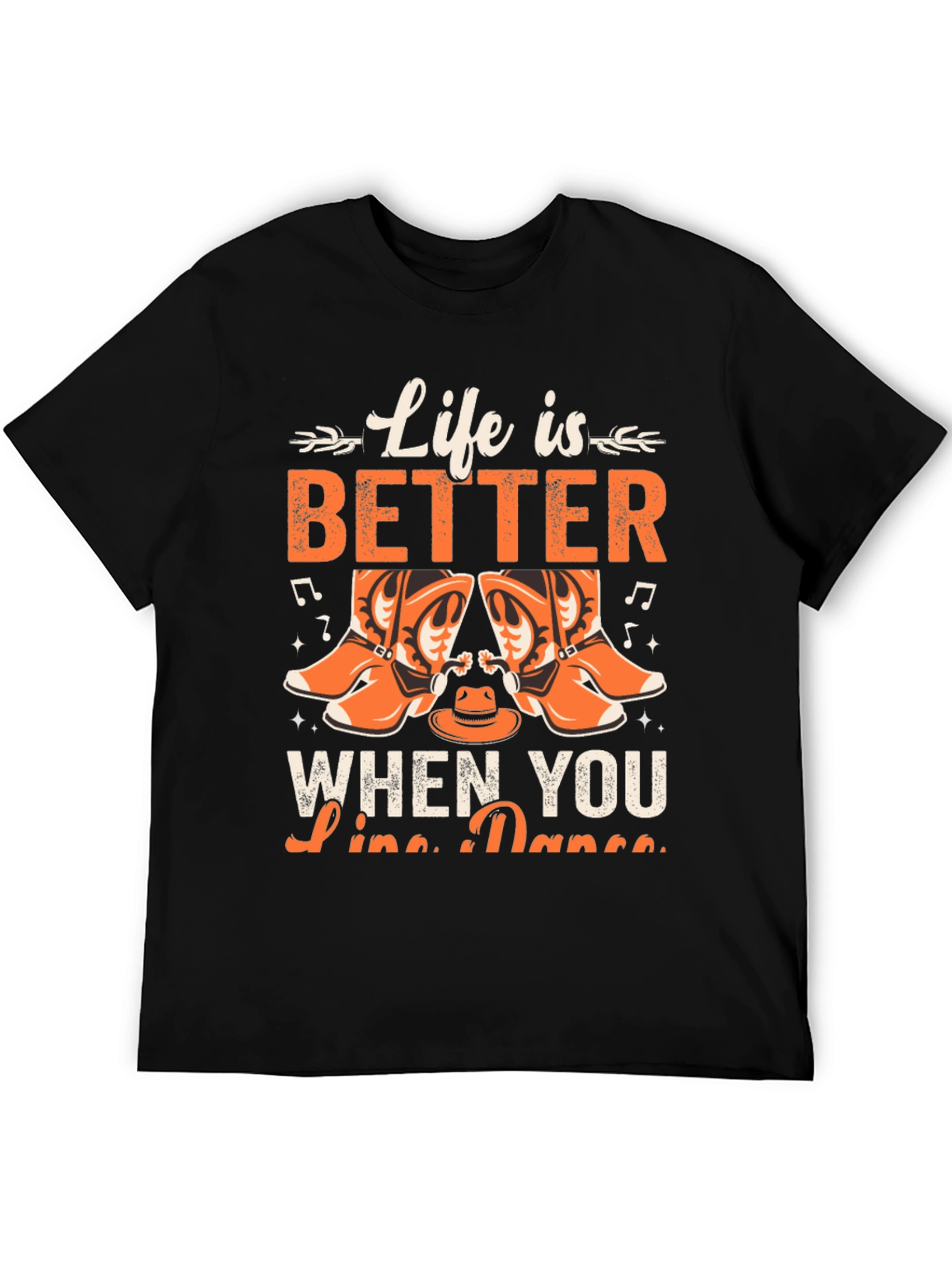 Life is Better Line Dance Graphic Tee