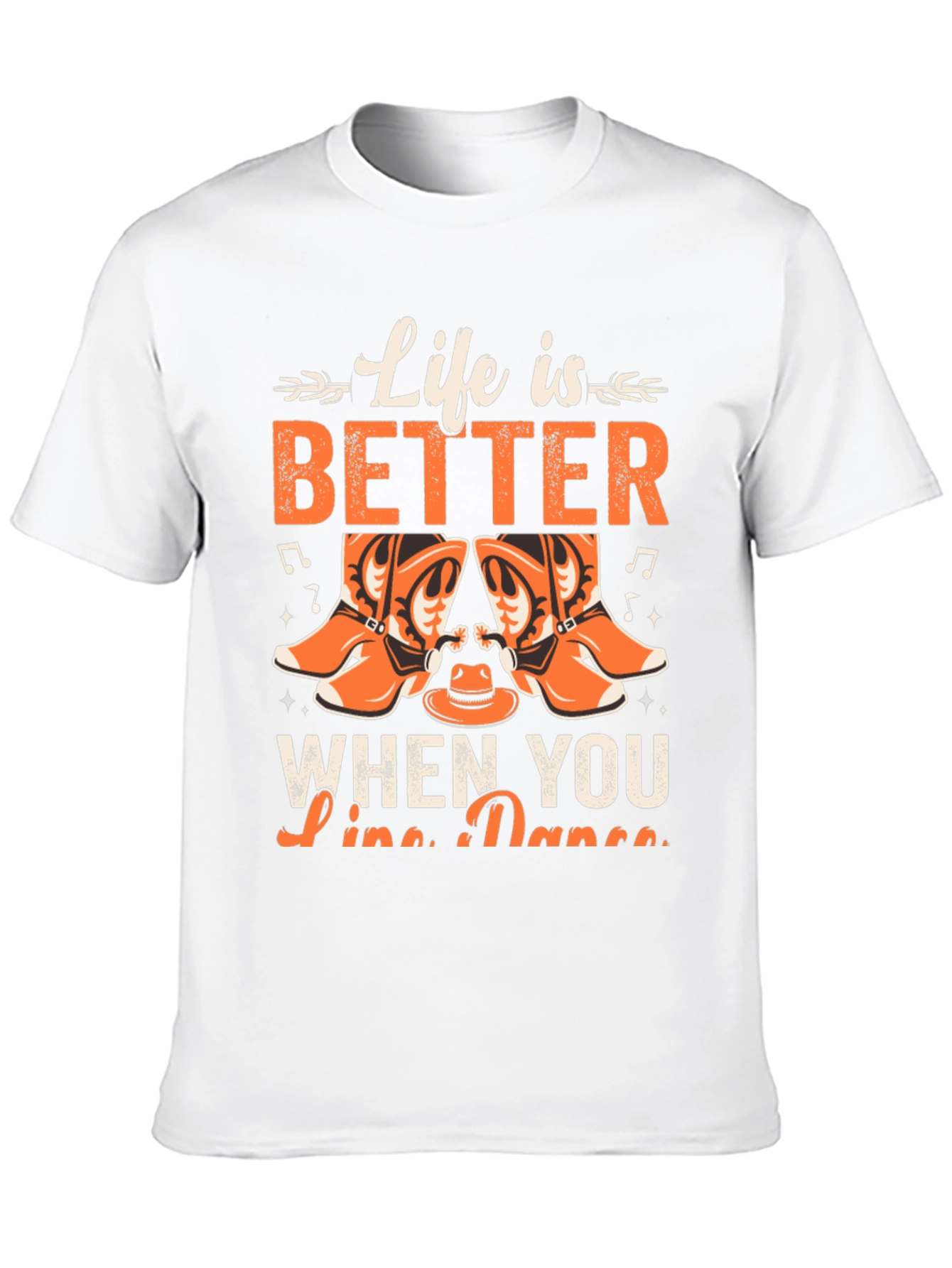 Life is Better Line Dance Graphic Tee