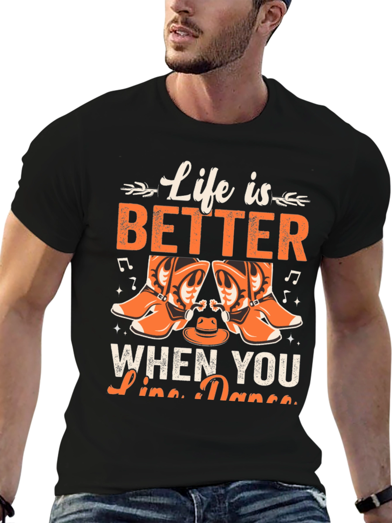 Life is Better Line Dance Graphic Tee