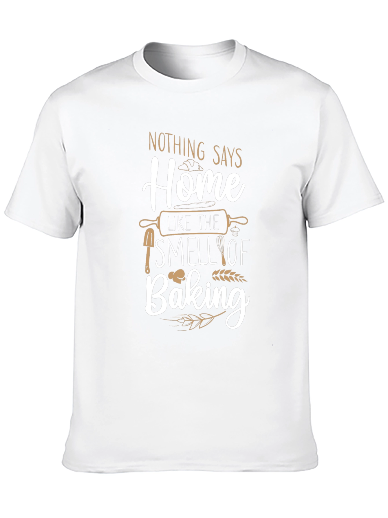 Home Baking T-Shirt - Soft Cotton Blend Bakers Gift