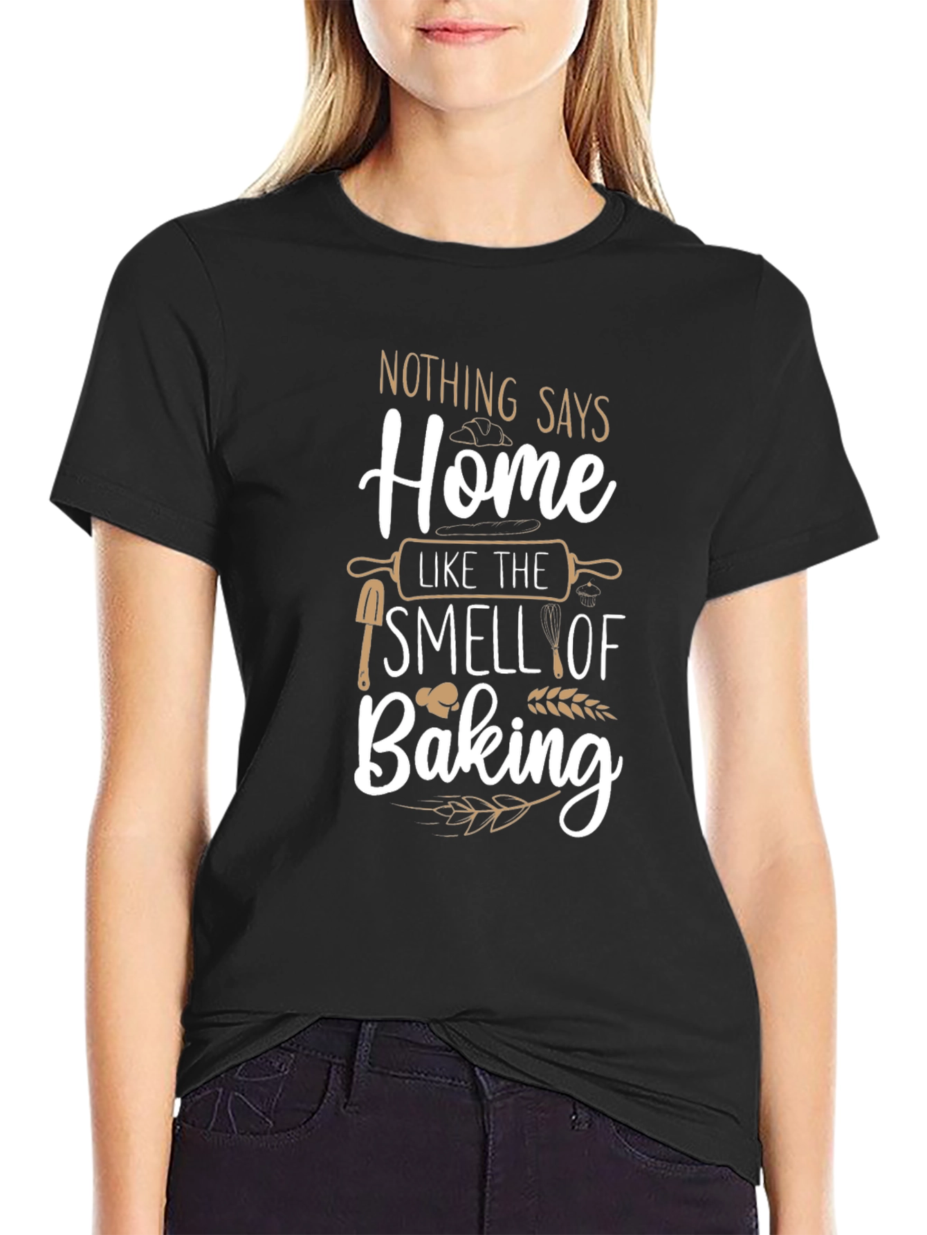Home Baking T-Shirt - Soft Cotton Blend Bakers Gift
