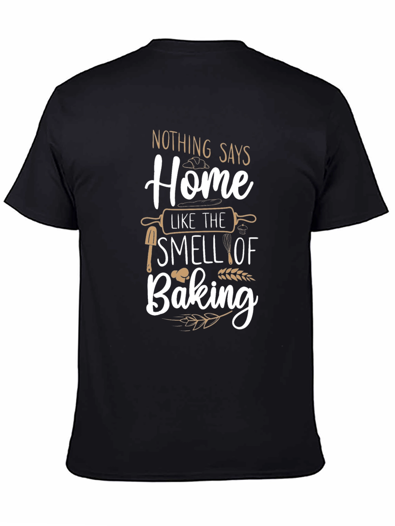 Home Baking T-Shirt - Soft Cotton Blend Bakers Gift