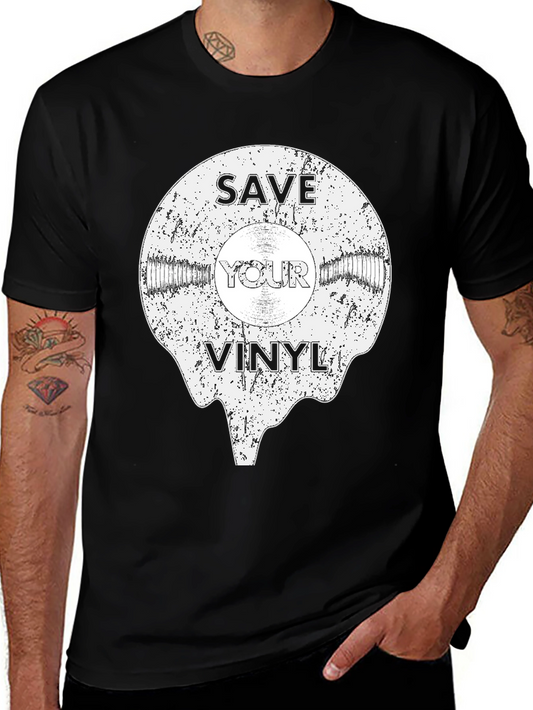 Save Your Vinyl Record Graphic Tee