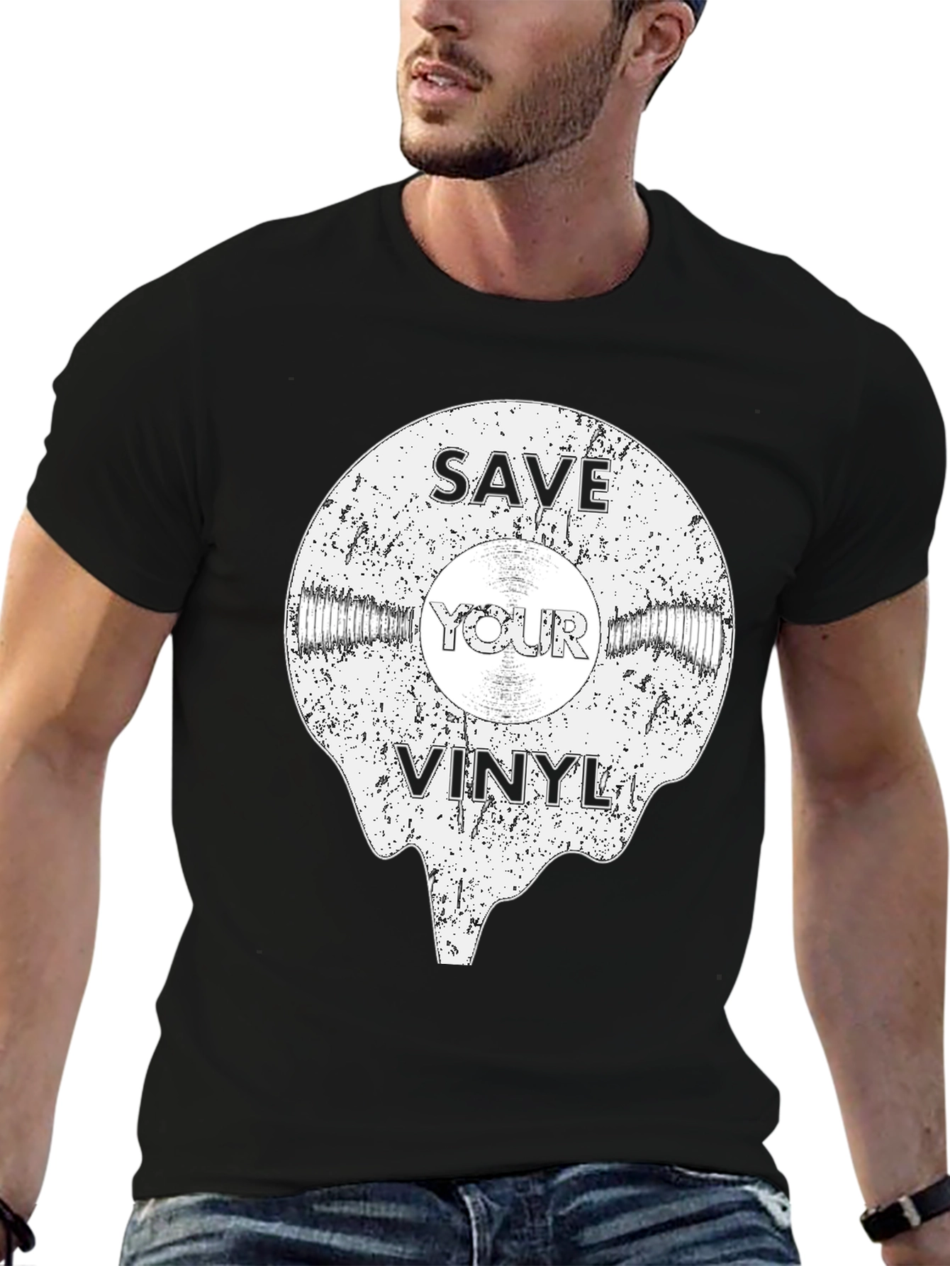 Save Your Vinyl Record Graphic Tee