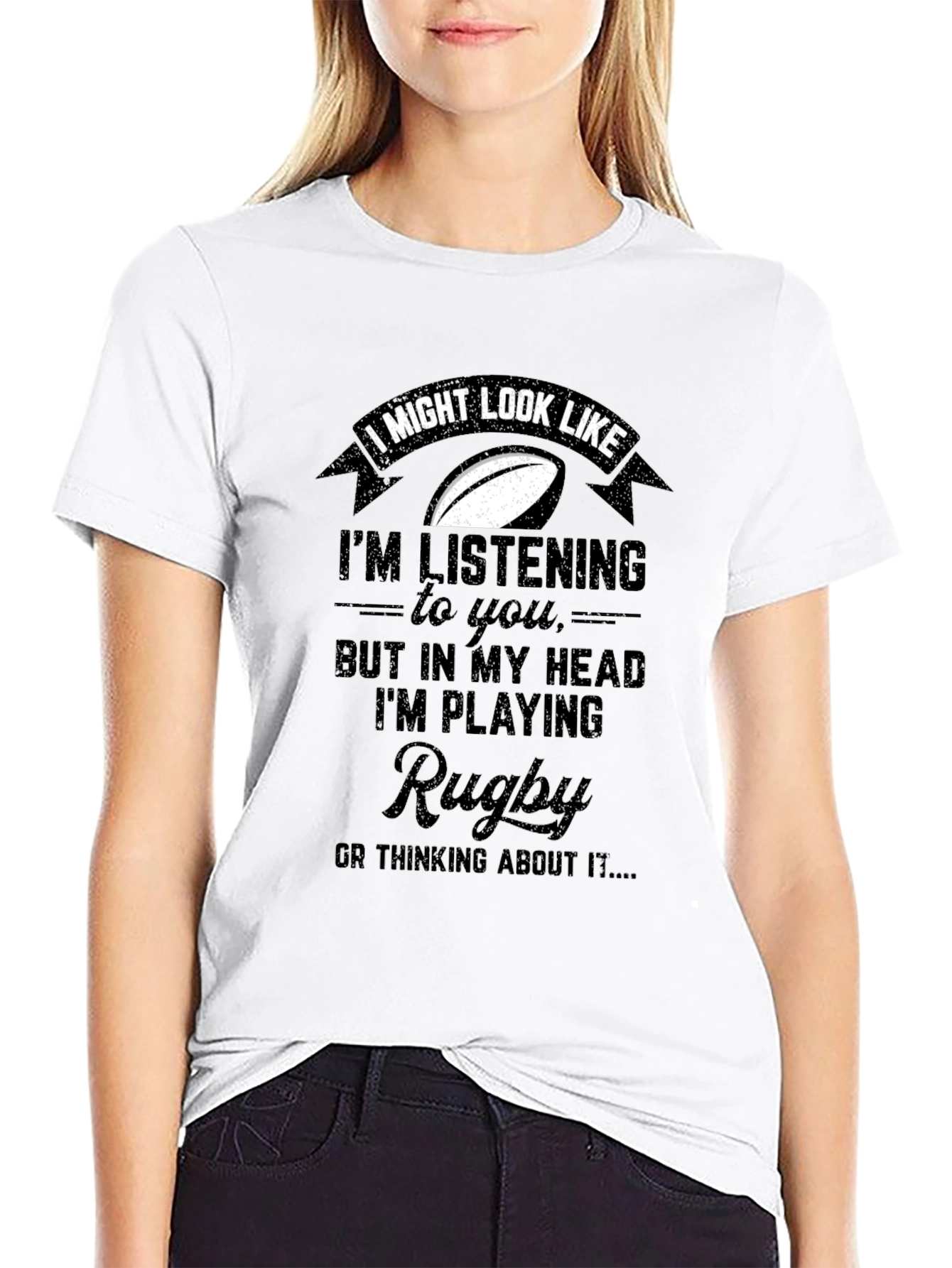 Rugby Player T-Shirt Funny Sport Tee