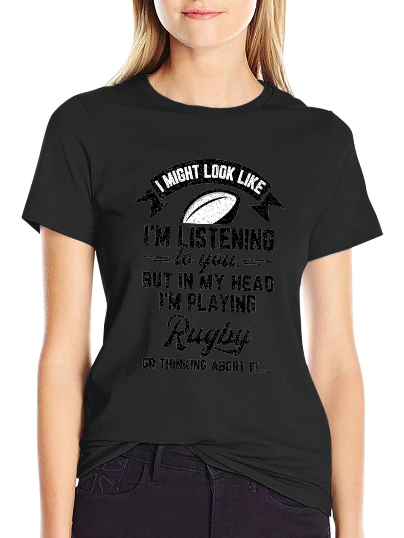 Rugby Player T-Shirt Funny Sport Tee