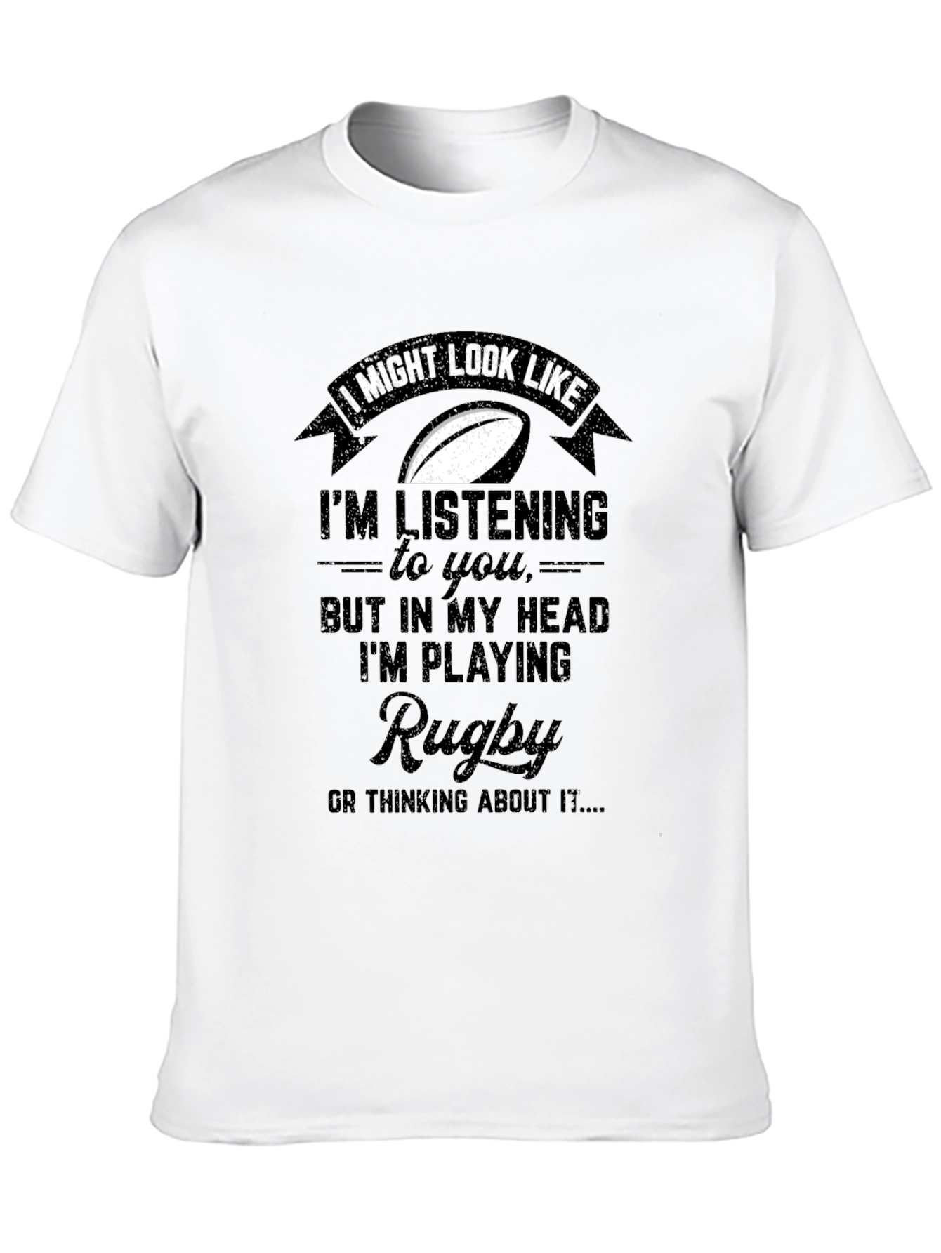 Rugby Player T-Shirt Funny Sport Tee