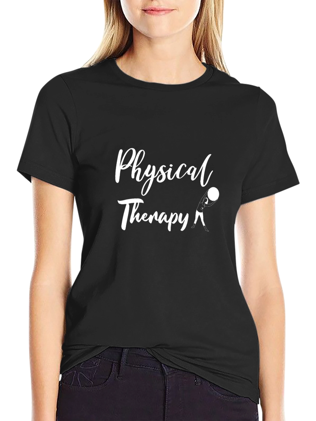 Physical Therapy T-Shirt - Black Casual Wear