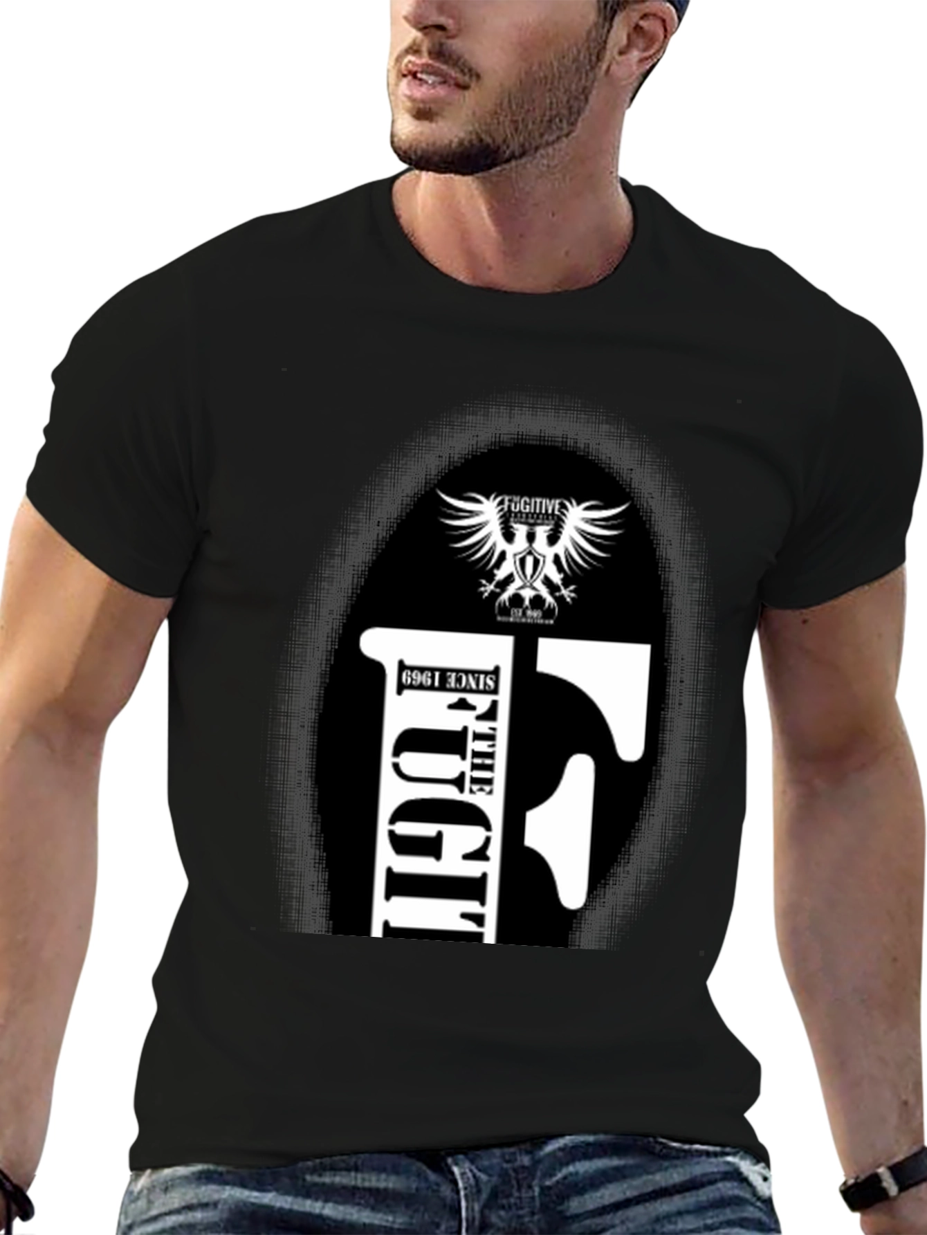 Fugitive Est. 1969 Black Graphic Tee