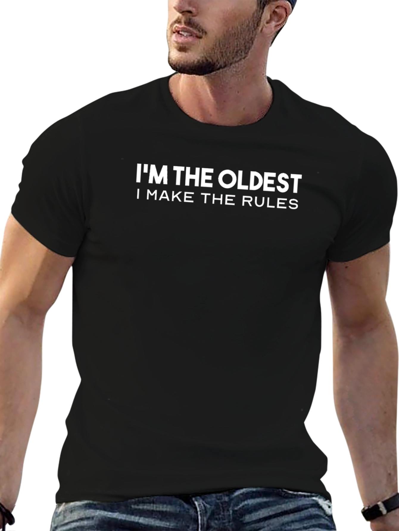 Im The Oldest T-Shirt Funny Statement Tee