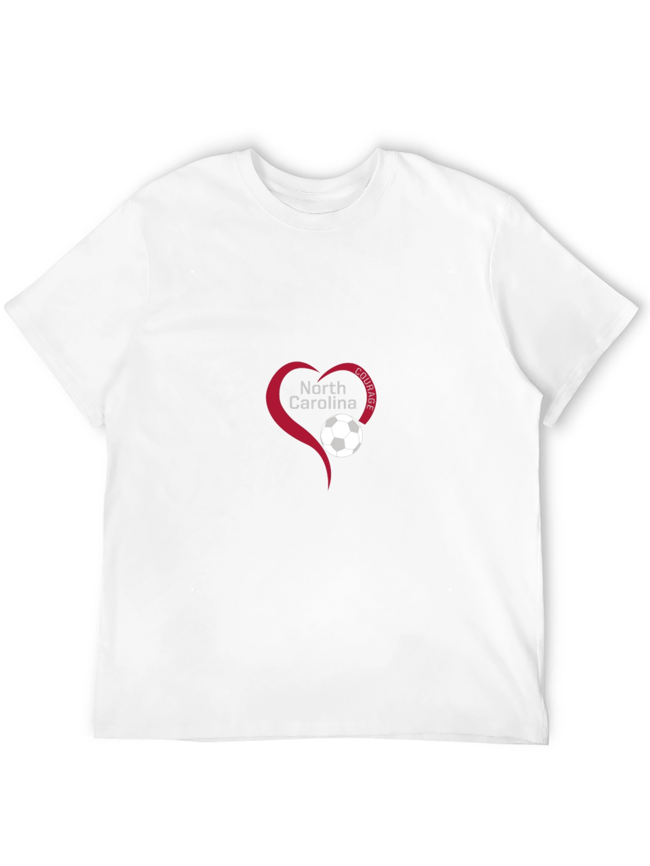 North Carolina Soccer Heart T-Shirt