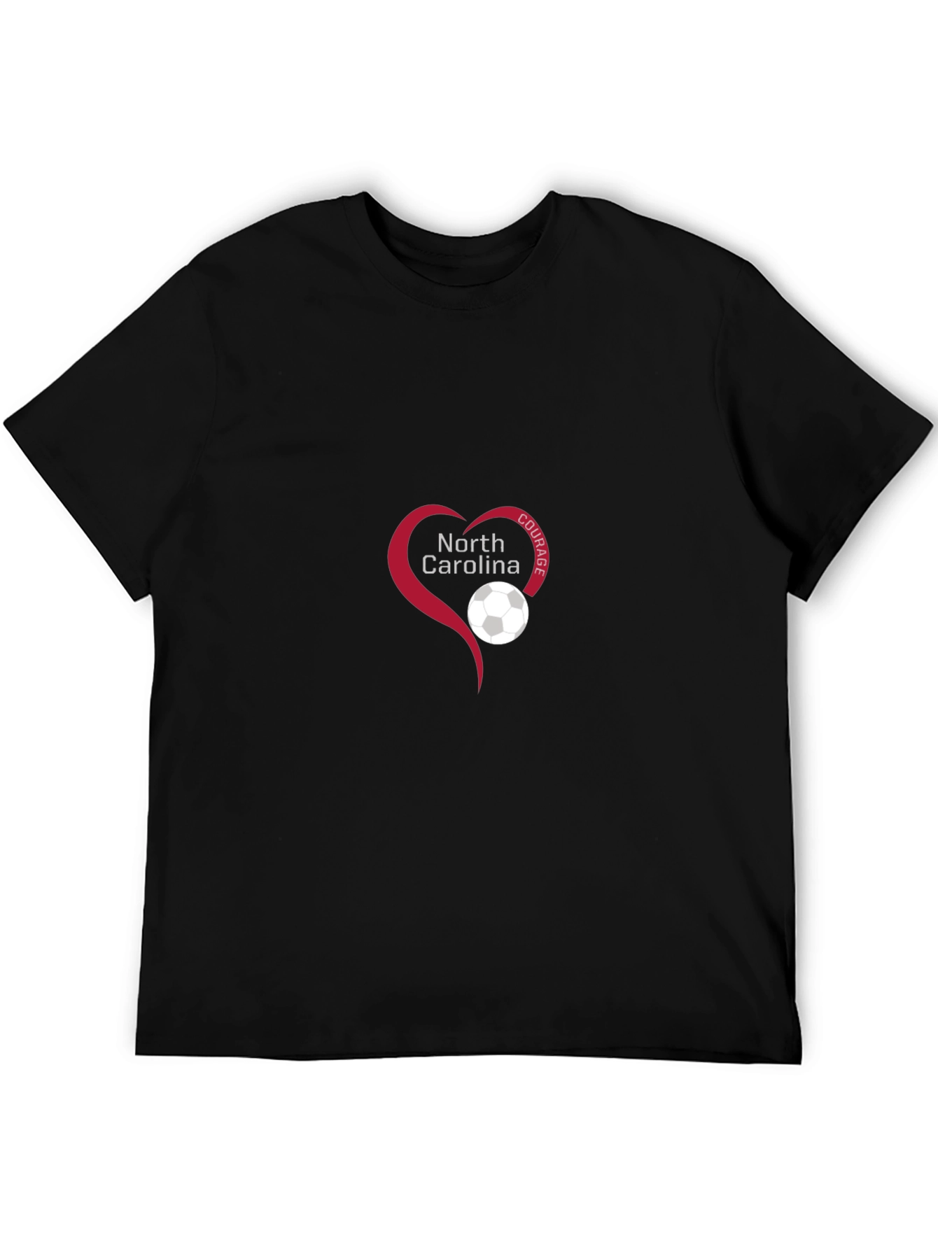 North Carolina Soccer Heart T-Shirt