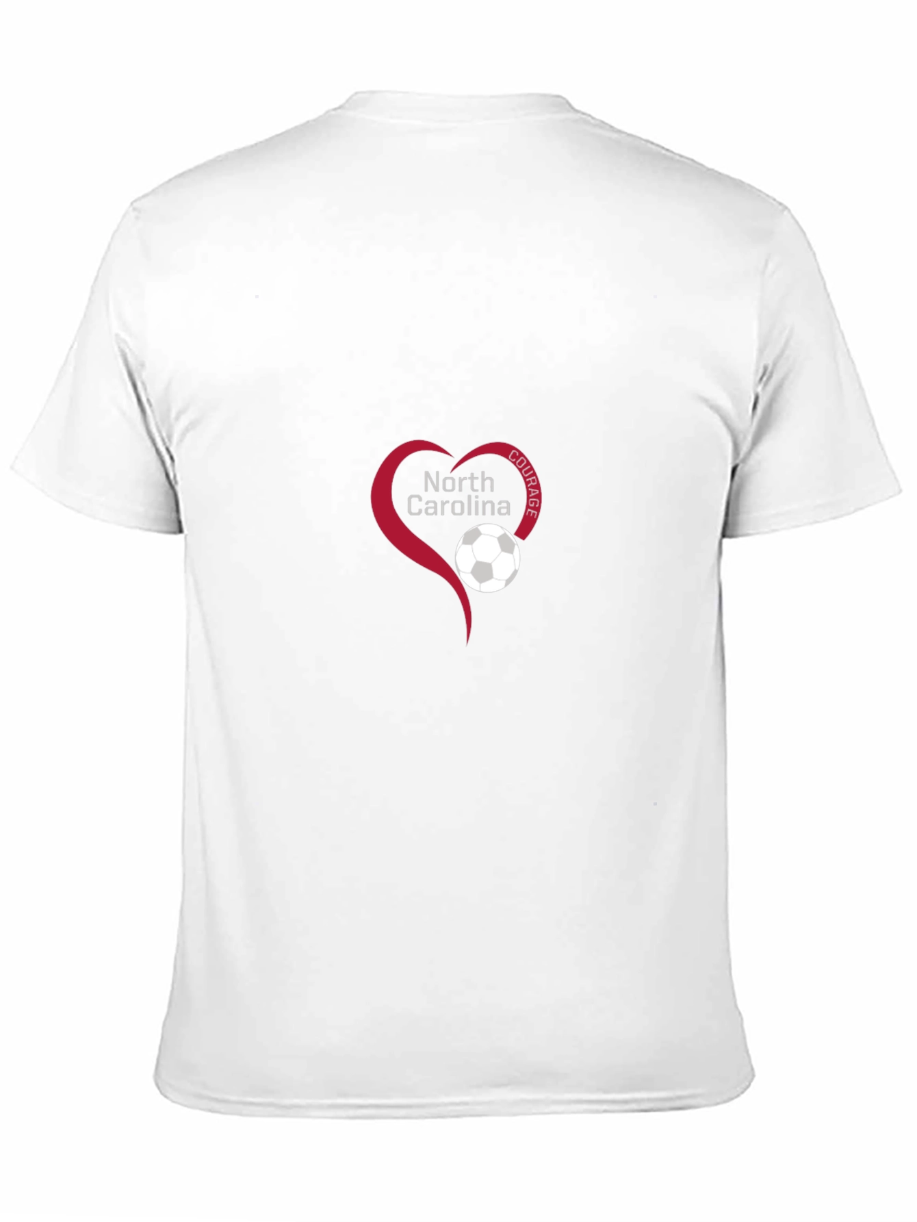 North Carolina Soccer Heart T-Shirt