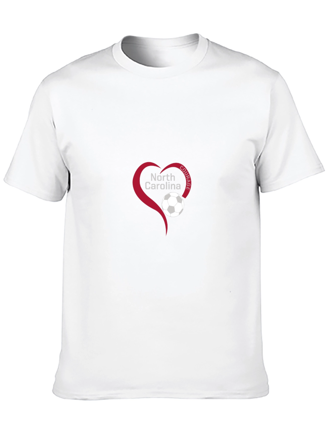 North Carolina Soccer Heart T-Shirt