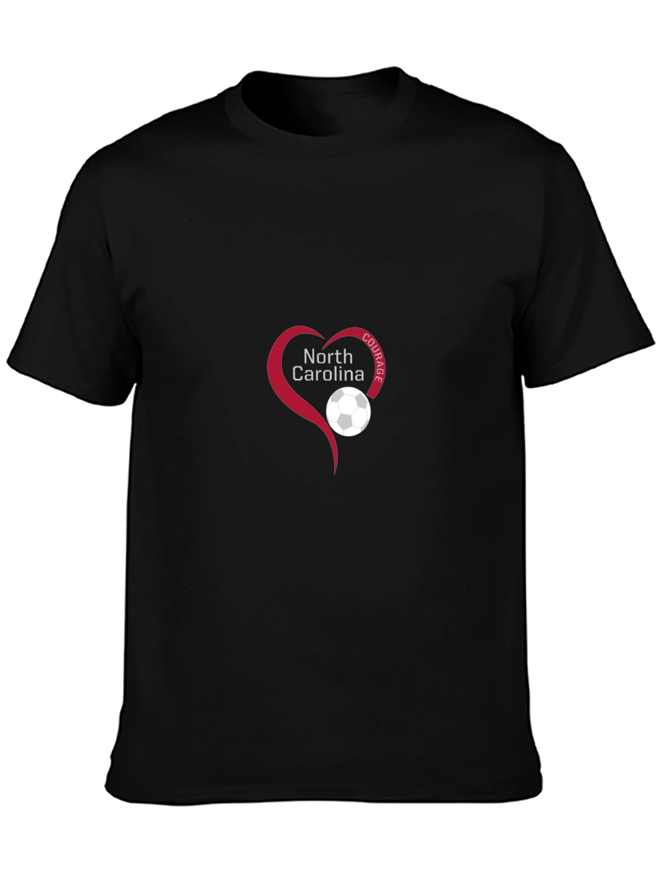 North Carolina Soccer Heart T-Shirt