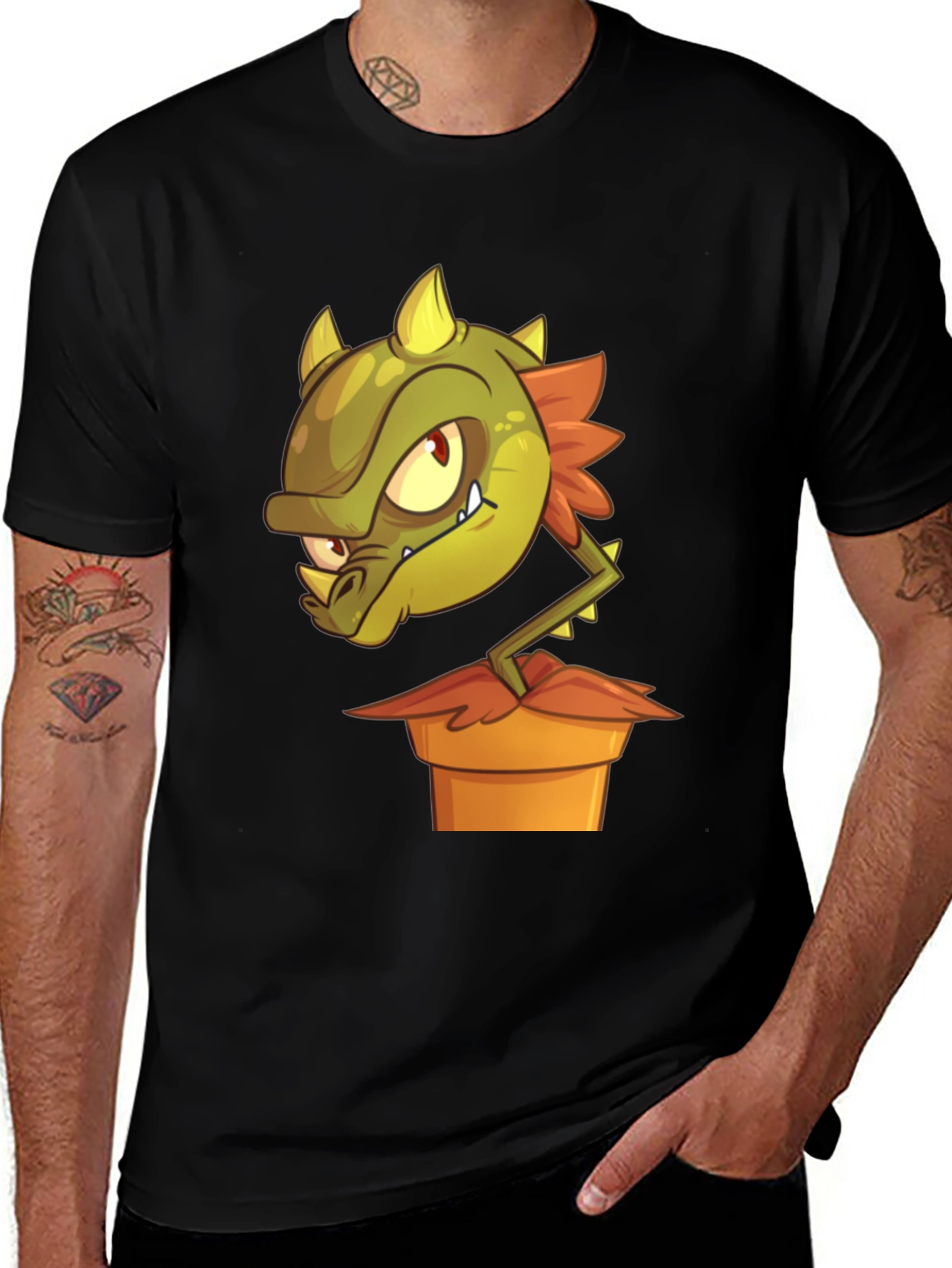 Plants vs Zombies Chomper Graphic Tee