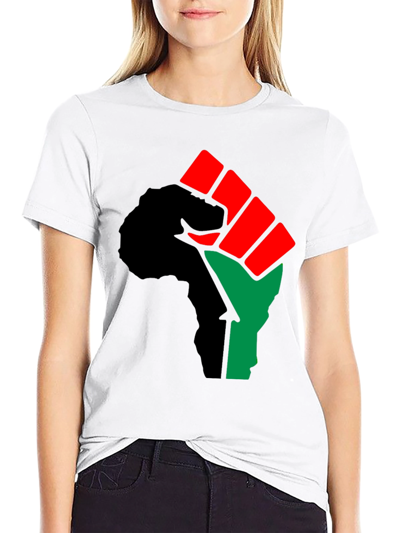 Black Power Fist Graphic T-Shirt