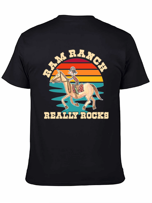 Ram Ranch Horse Rider T-Shirt