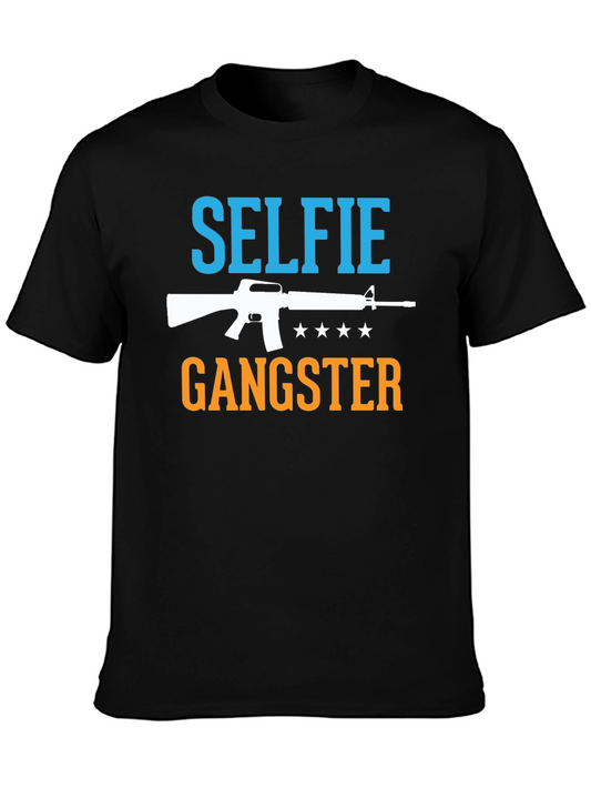 Selfie Gangster Graphic Tee