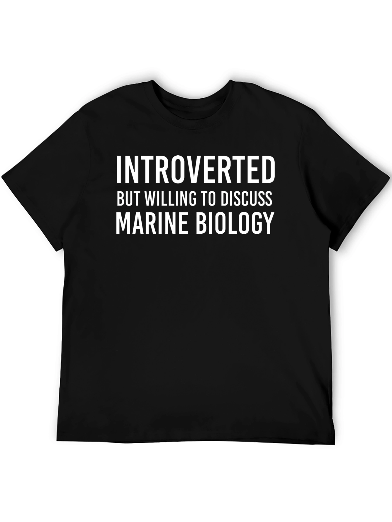 Introverted Marine Biology T-Shirt