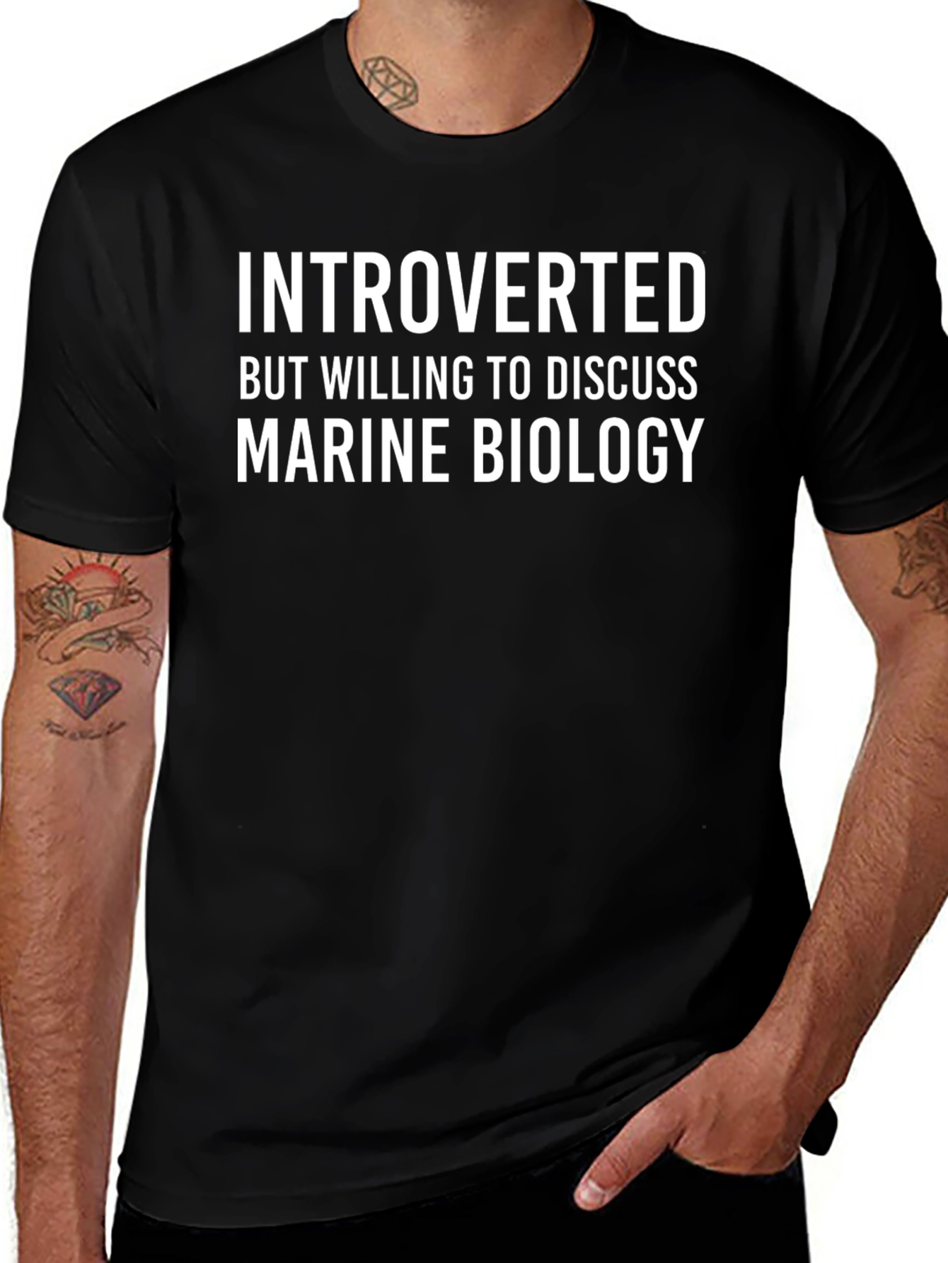 Introverted Marine Biology T-Shirt
