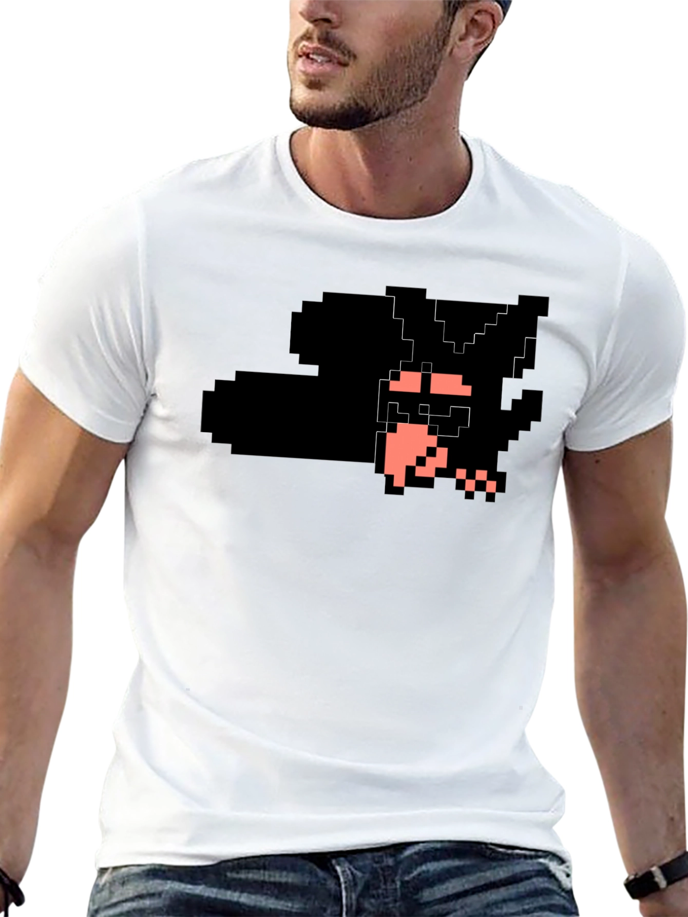 Pixel Art Graphic Tee - Retro Gaming Style