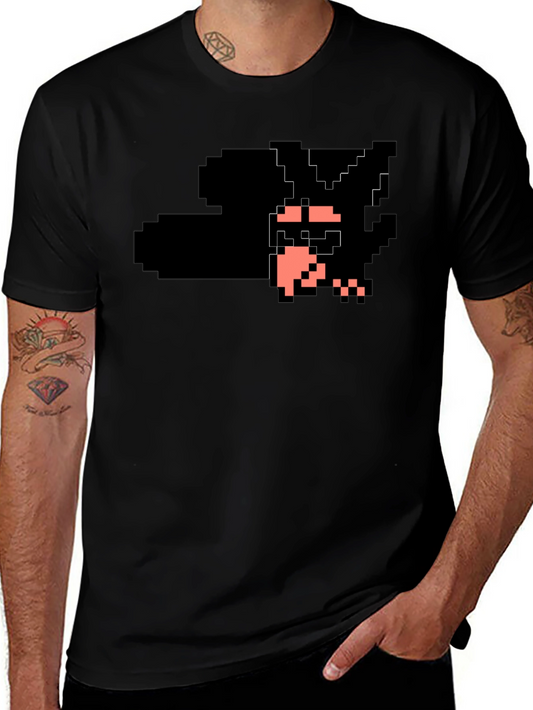 Pixel Art Graphic Tee - Retro Gaming Style