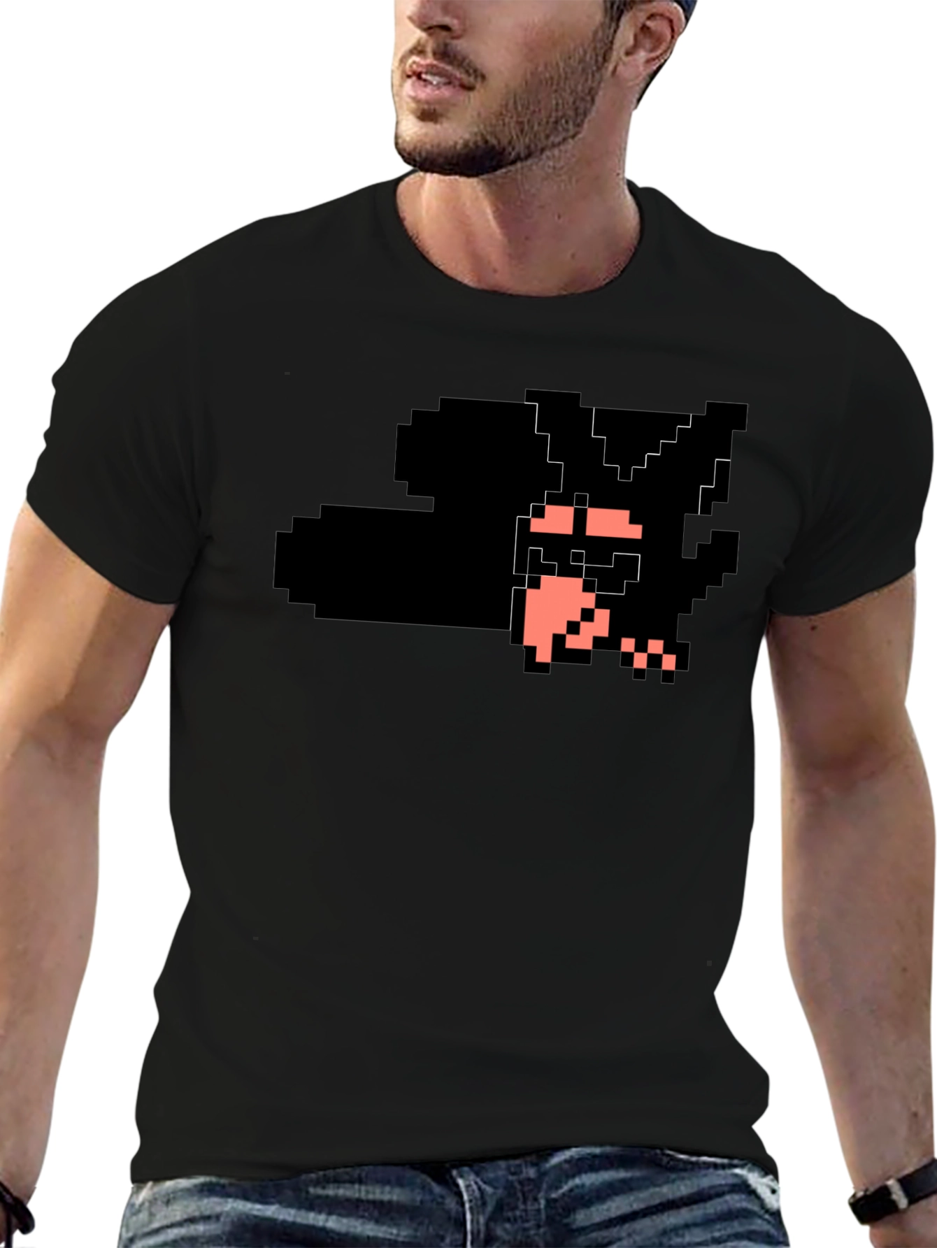 Pixel Art Graphic Tee - Retro Gaming Style