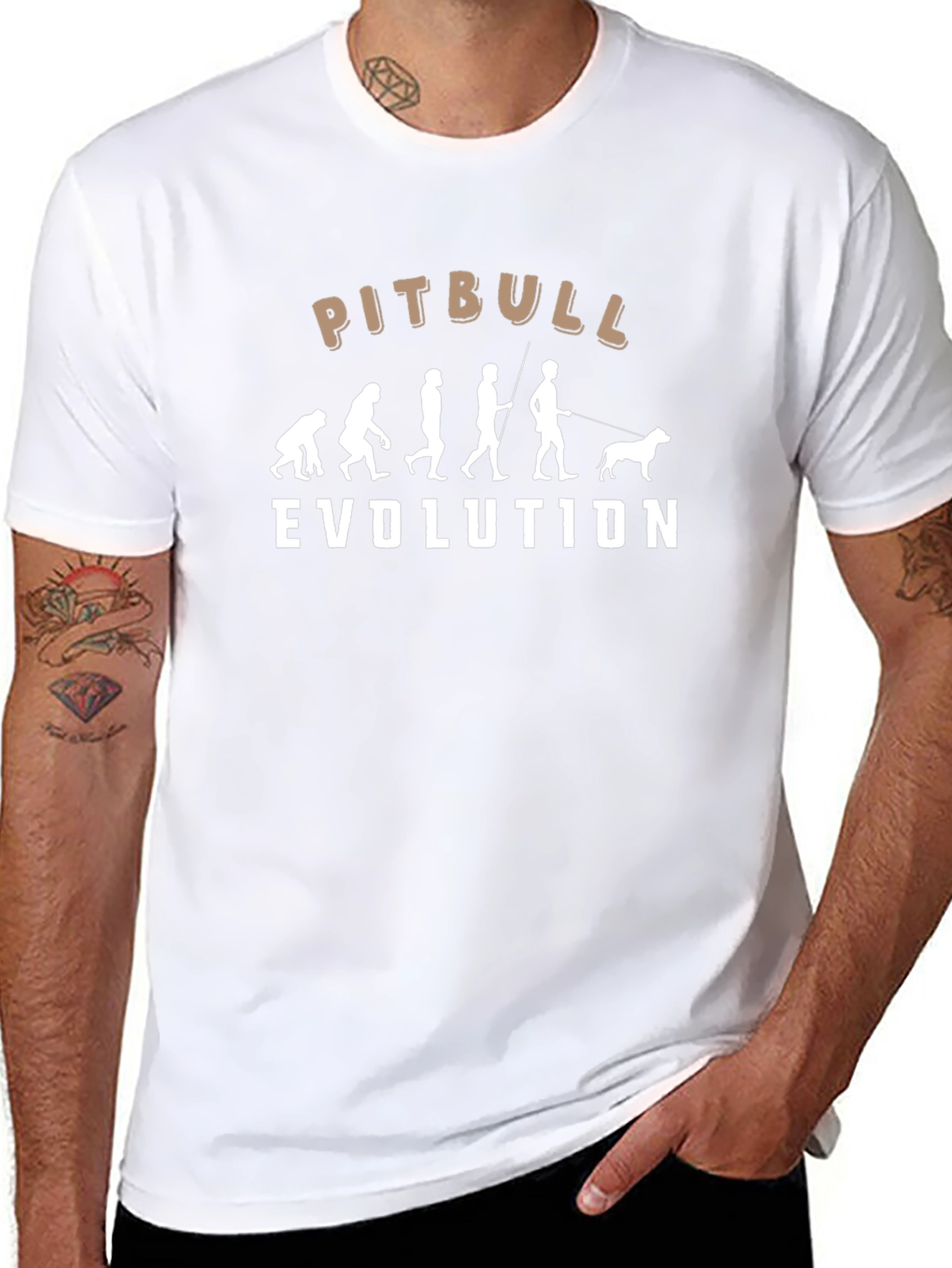 Pitbull Evolution Graphic T-Shirt - Black
