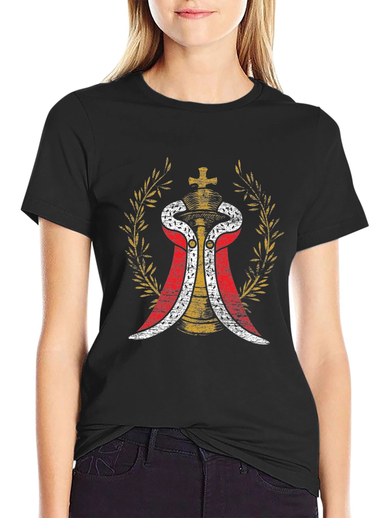 Royal King Chess Piece Graphic T-Shirt