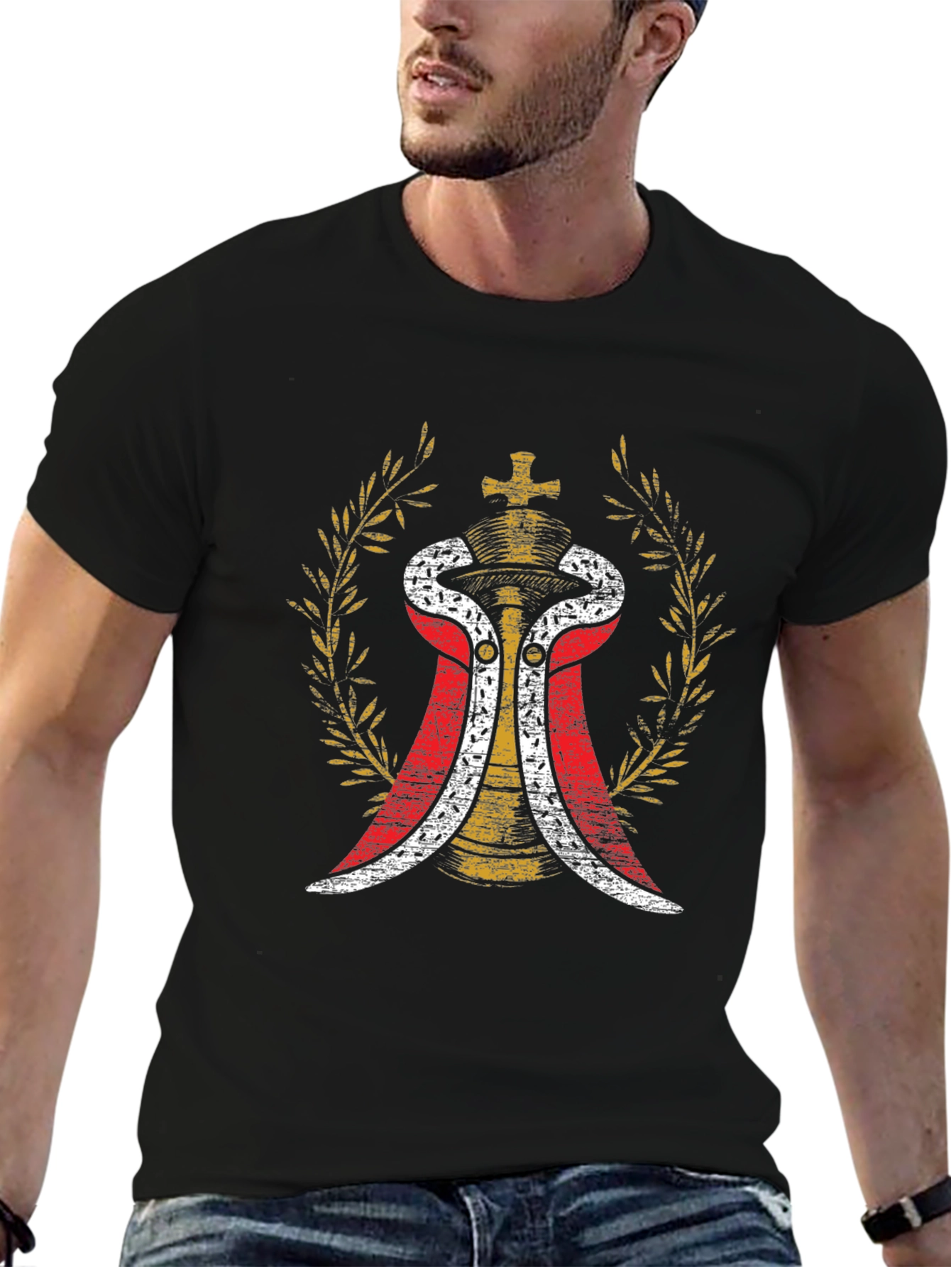 Royal King Chess Piece Graphic T-Shirt