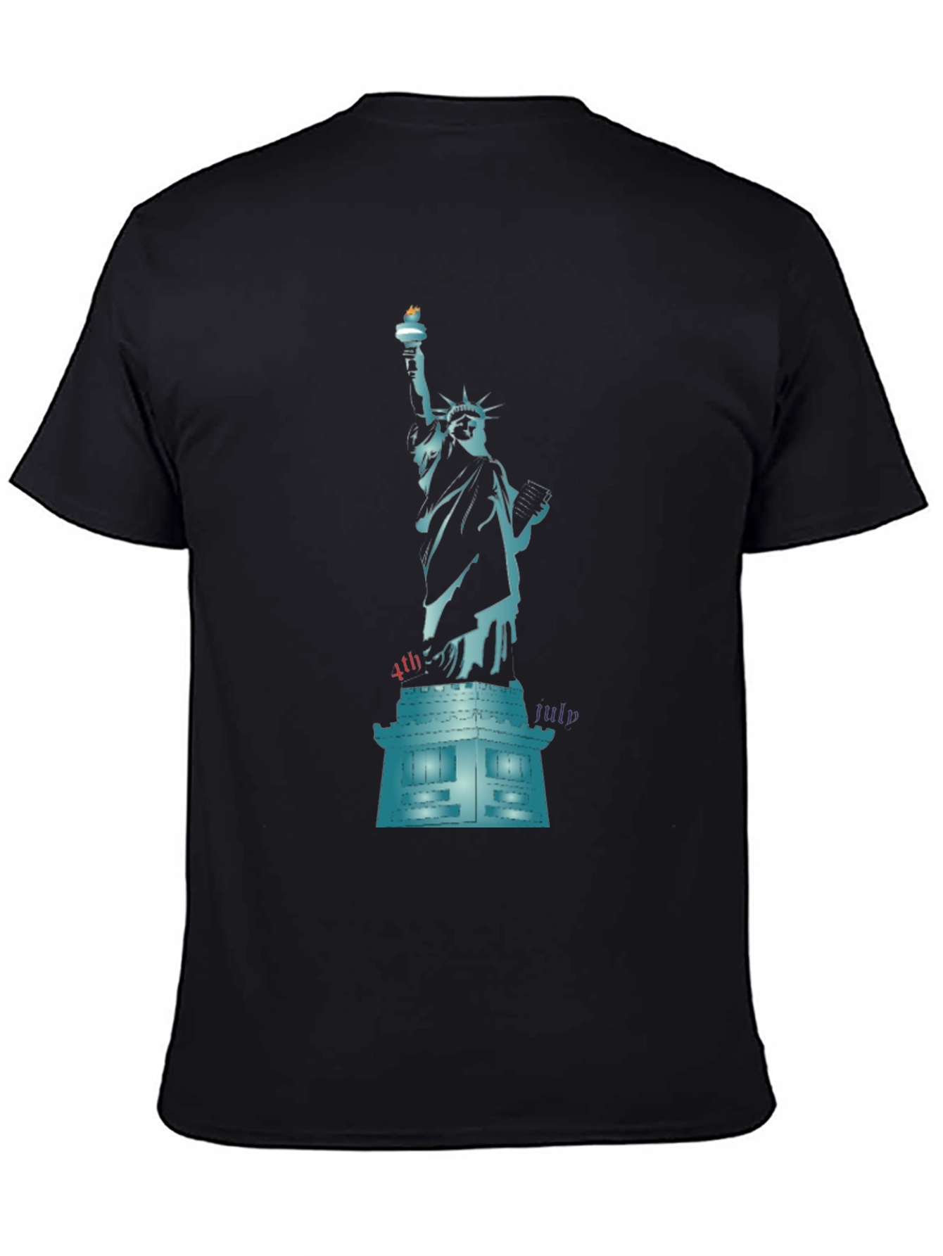 Statue of Liberty 4th of July Graphic Tee