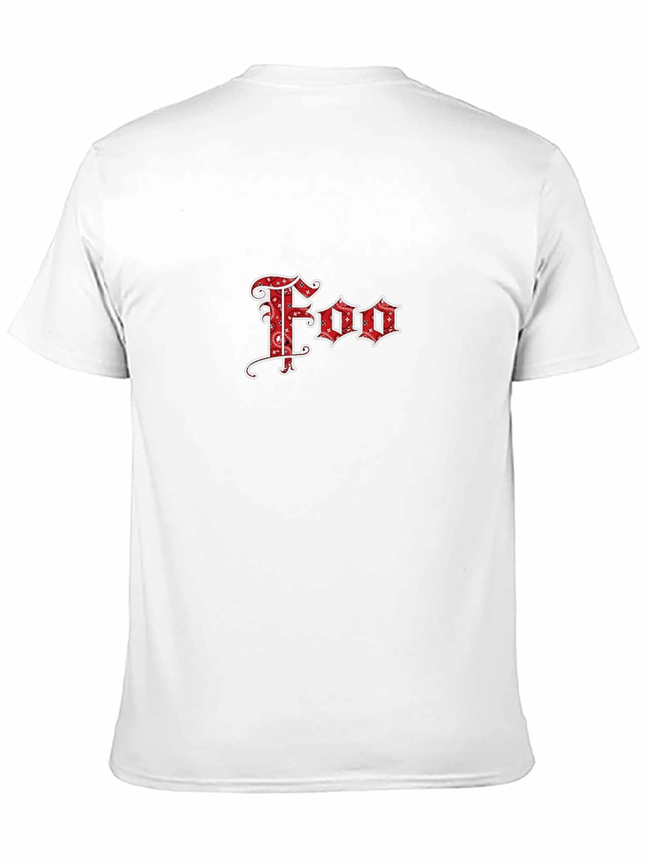 Foo Bandana Style Logo Black T-Shirt