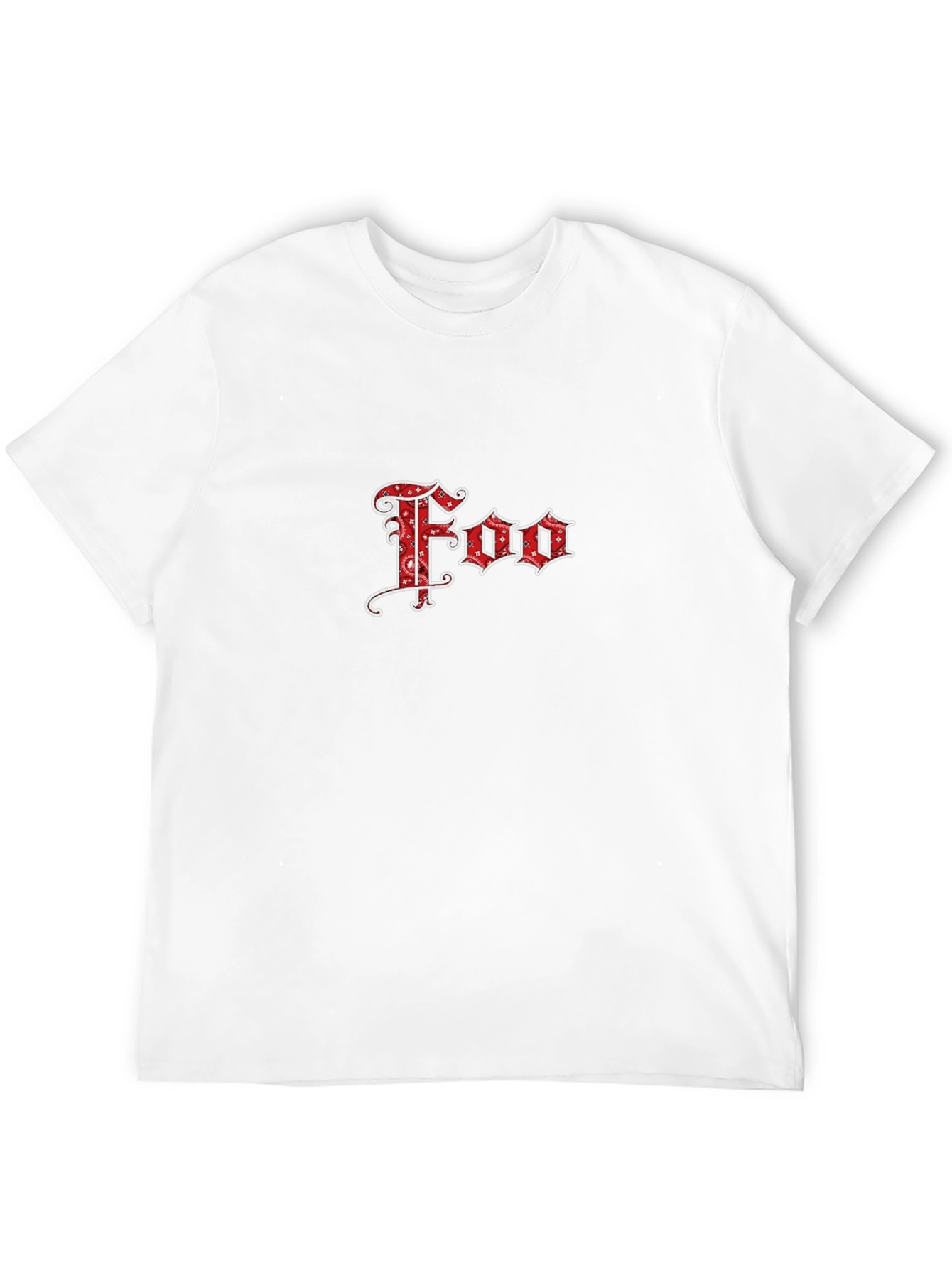 Foo Bandana Style Logo Black T-Shirt