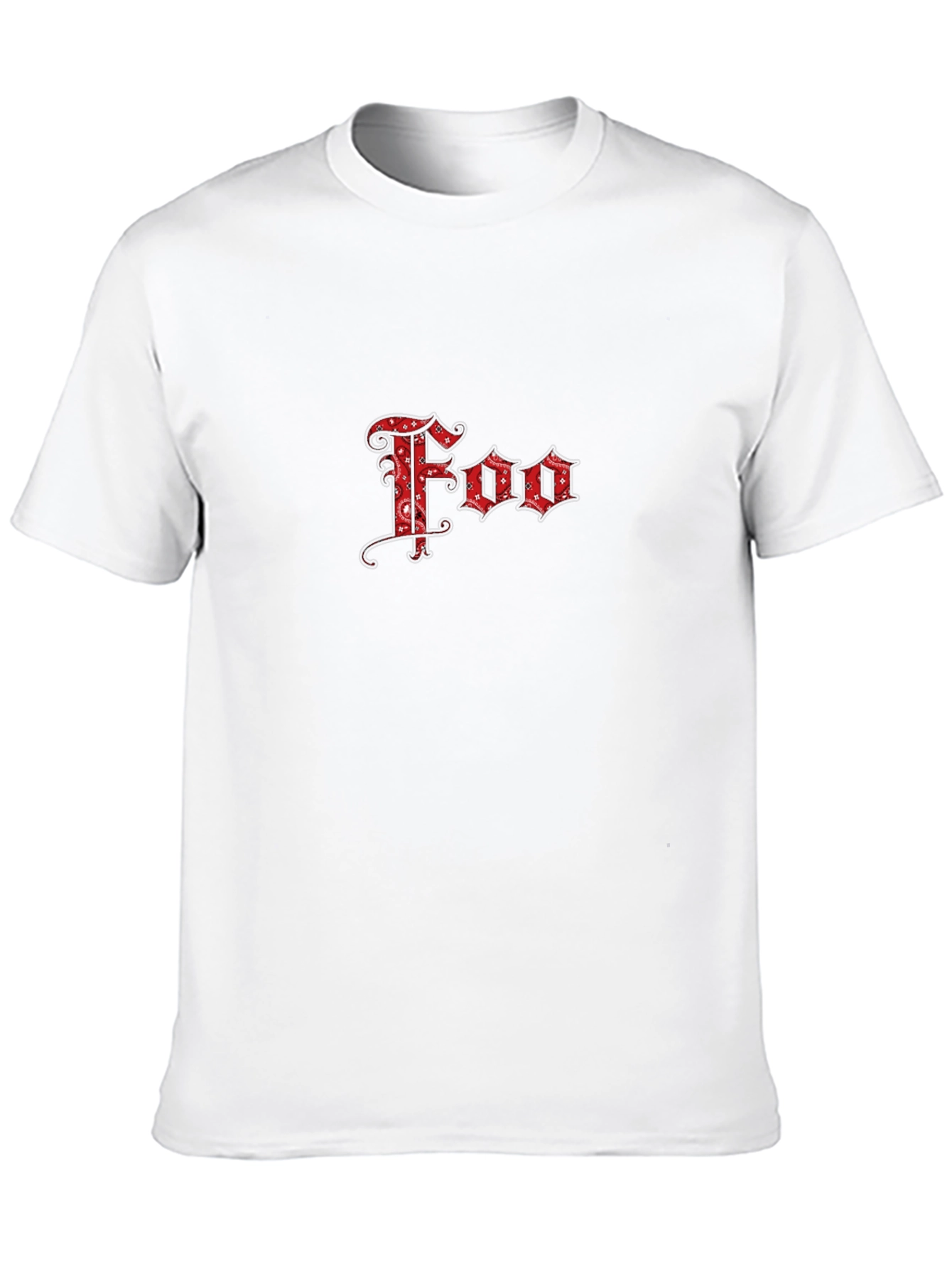 Foo Bandana Style Logo Black T-Shirt