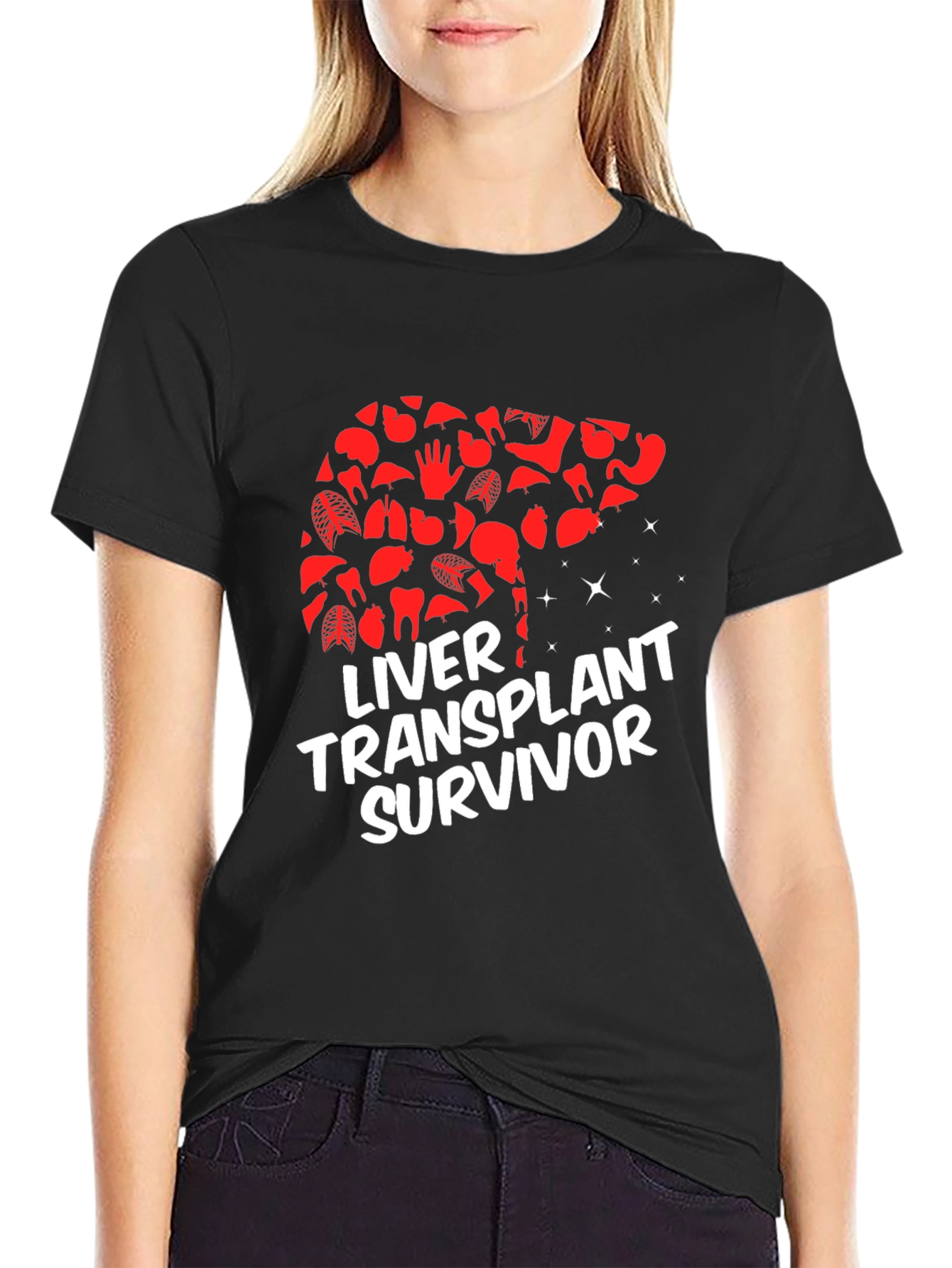 Liver Transplant Survivor Graphic T-Shirt
