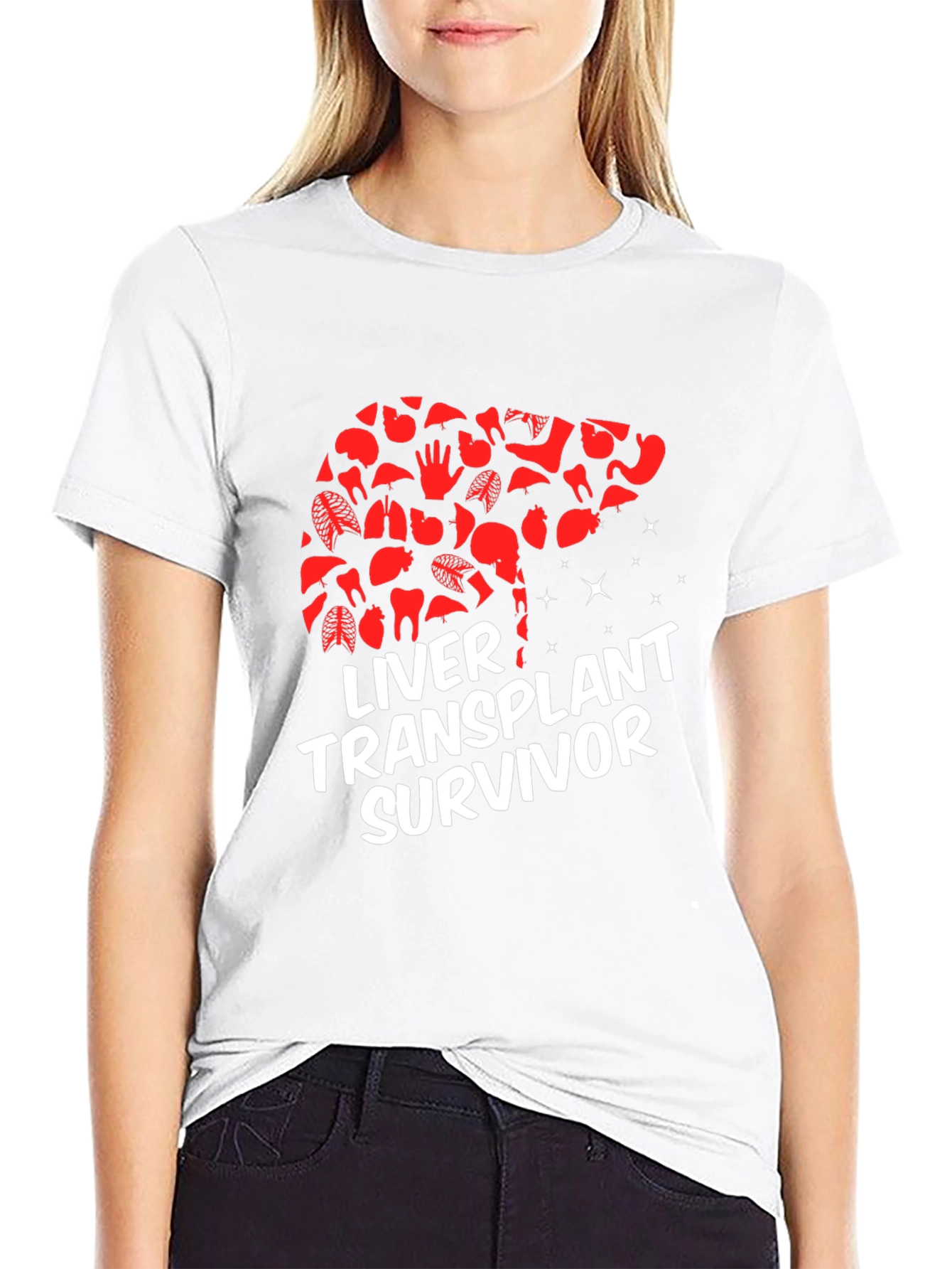Liver Transplant Survivor Graphic T-Shirt