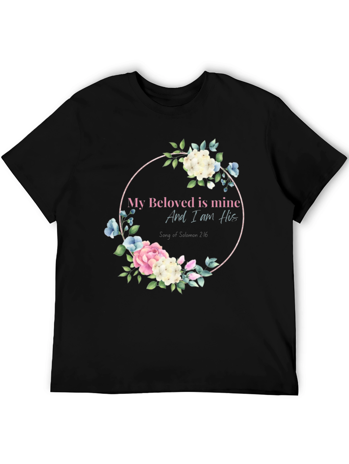 Floral Beloved T-Shirt Scripture Tee