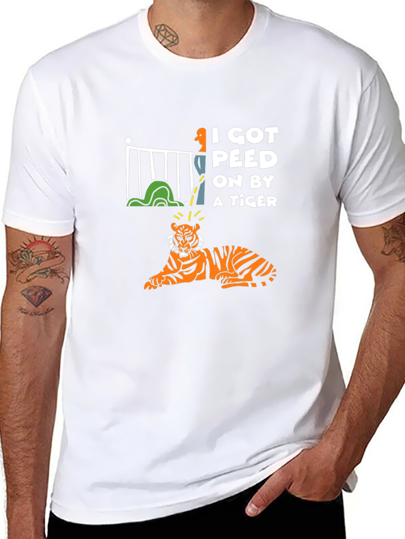 I Got Peed On By A Tiger T-Shirt