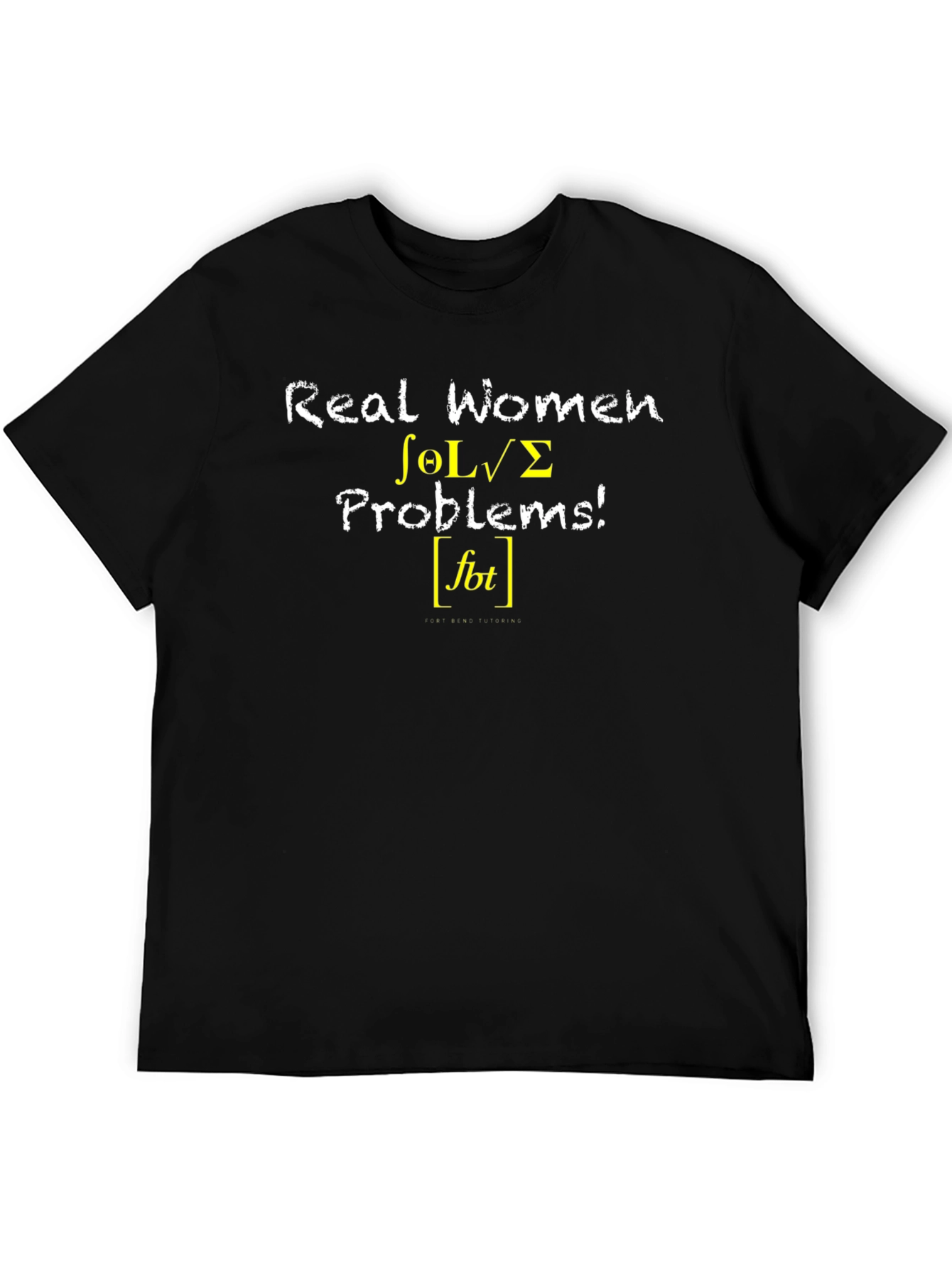 Real Women Solve Problems Funny Math T-Shirt
