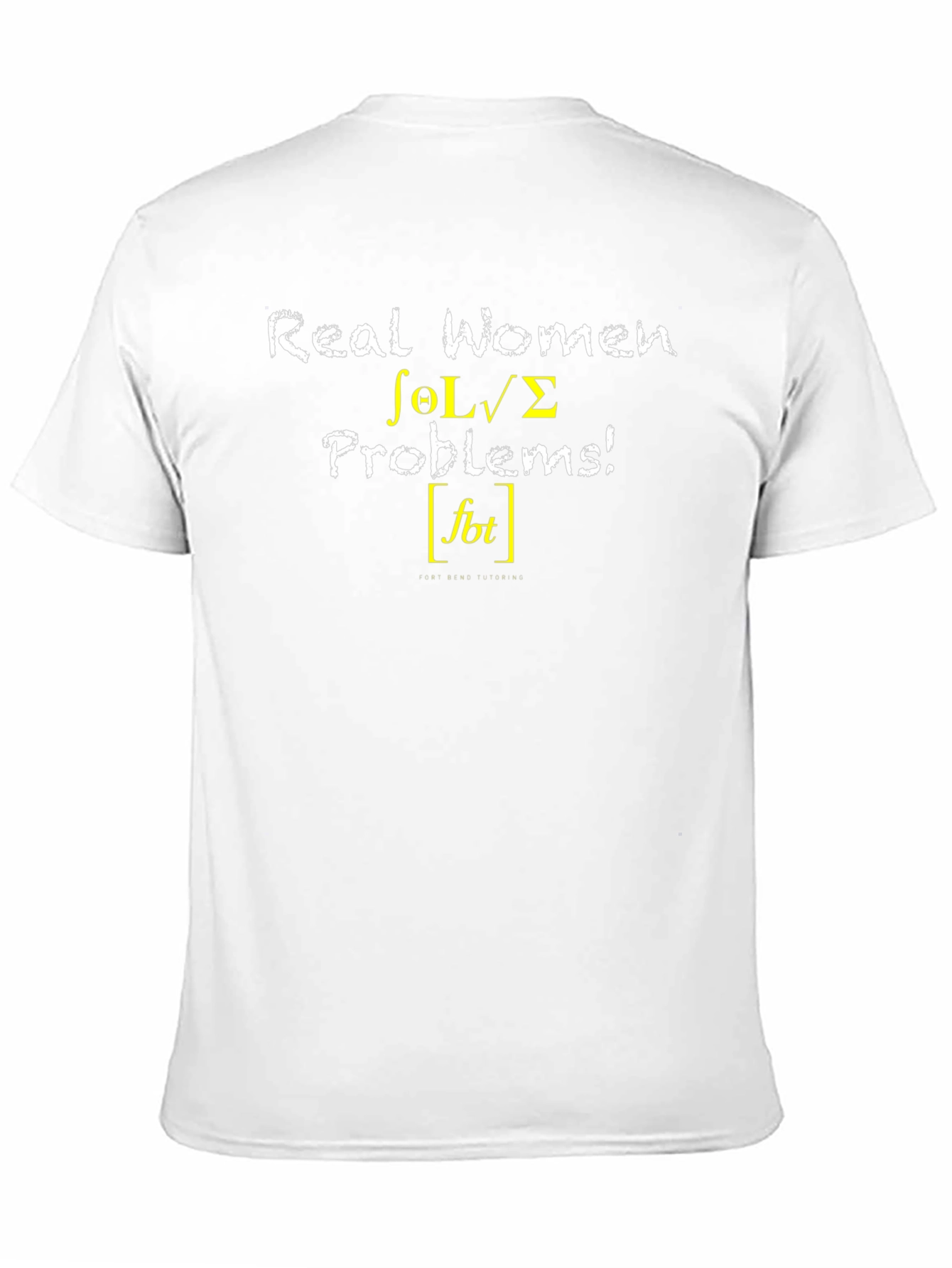 Real Women Solve Problems Funny Math T-Shirt