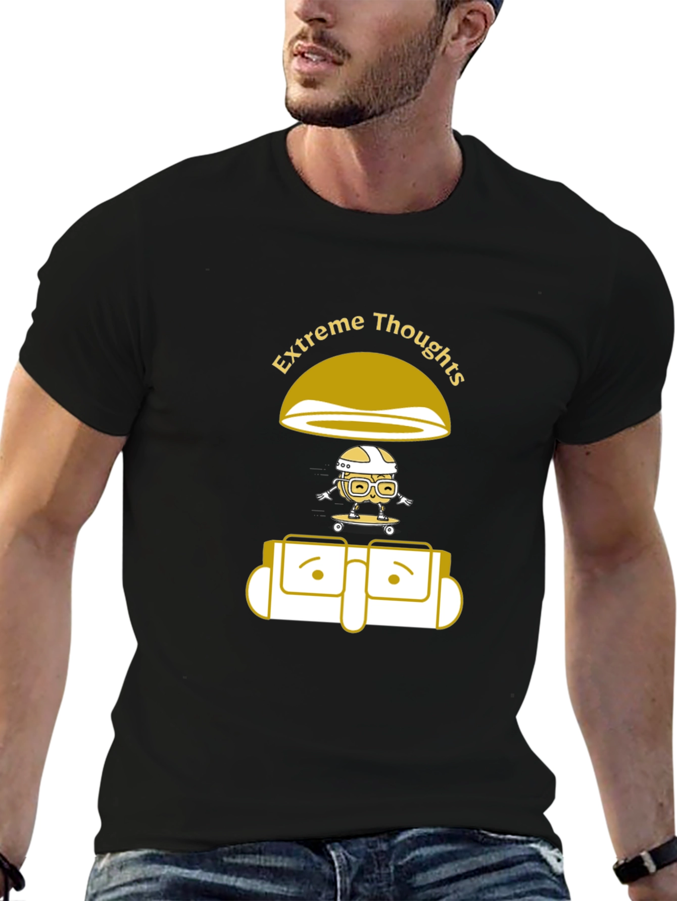 Extreme Thoughts Graphic T-Shirt - Unique Design