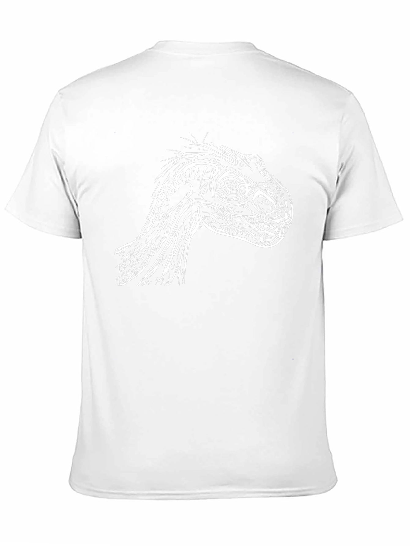 Dino Art Graphic Tee - Stylish Black T-Shirt