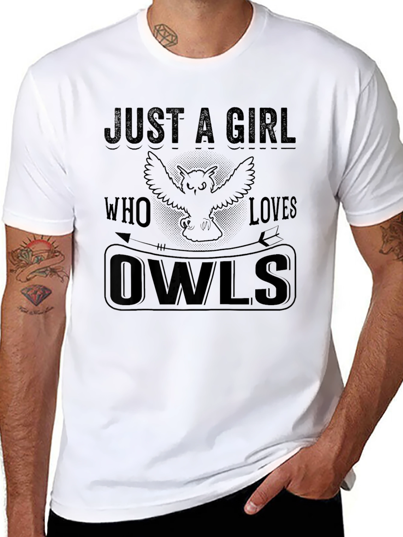 Just A Girl Who Loves Owls T-Shirt