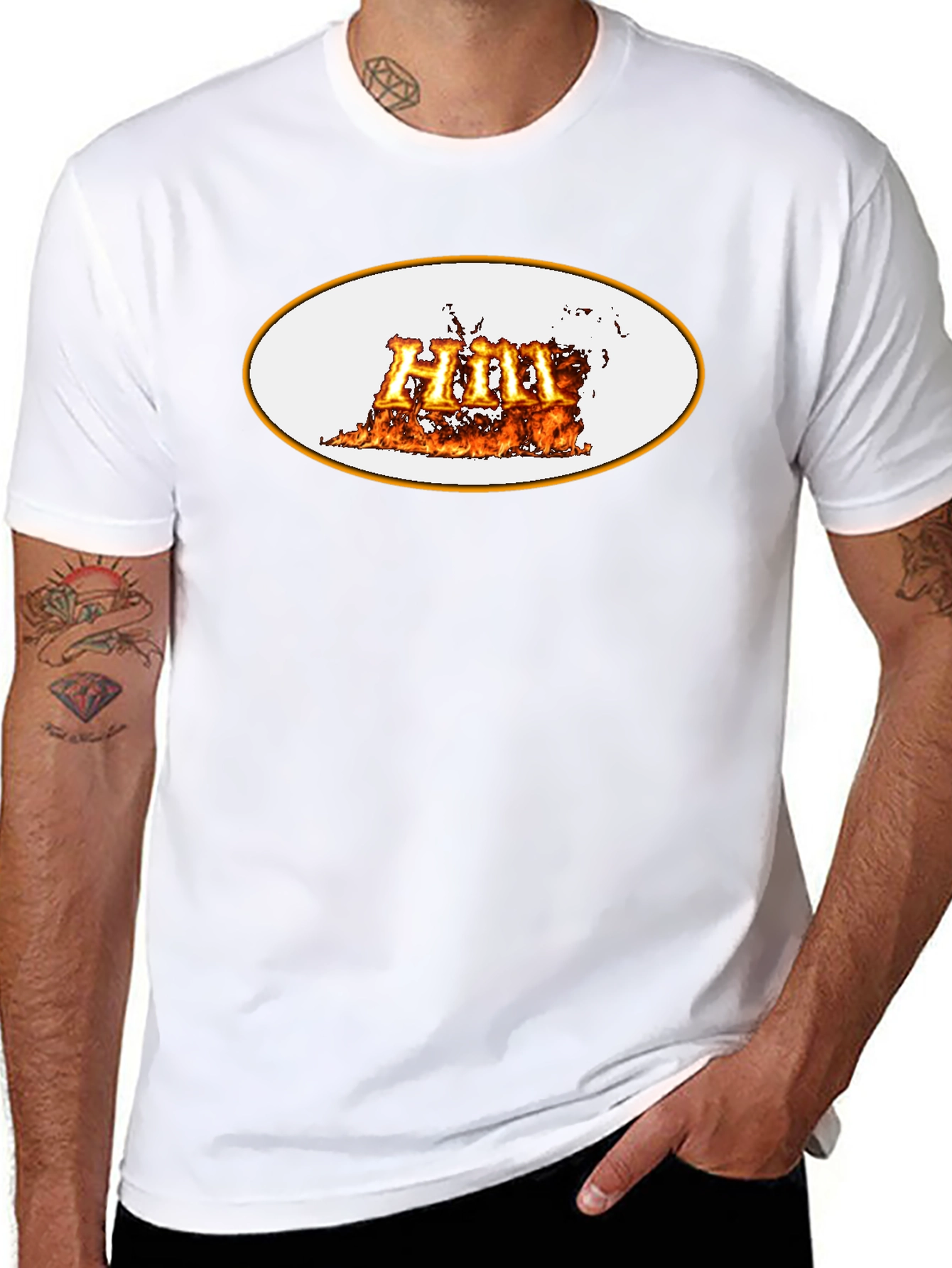 Hell Flames Graphic T-Shirt